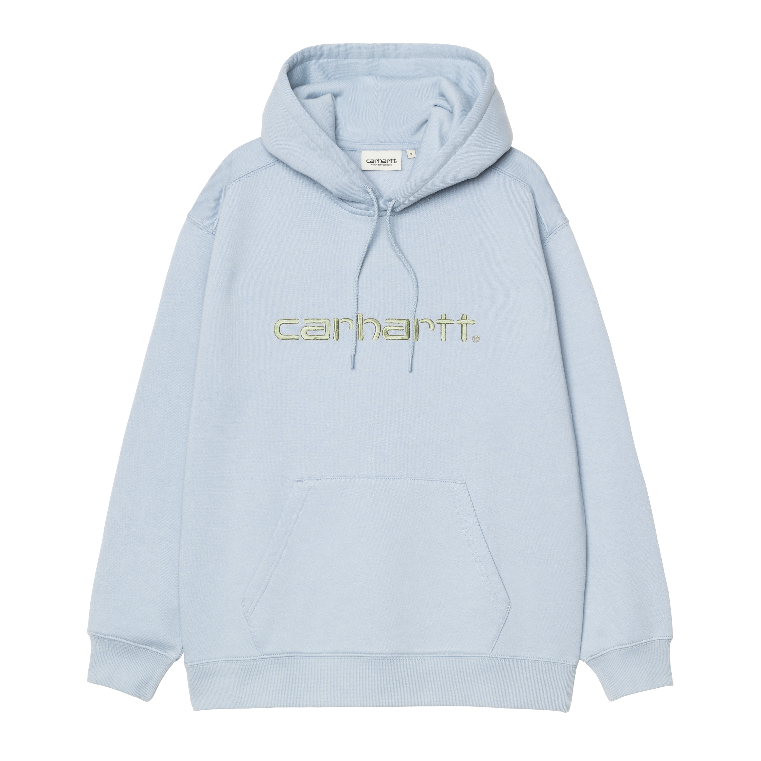 Carhartt WIP Women’s Hooded Carhartt Sweatshirt in Blu