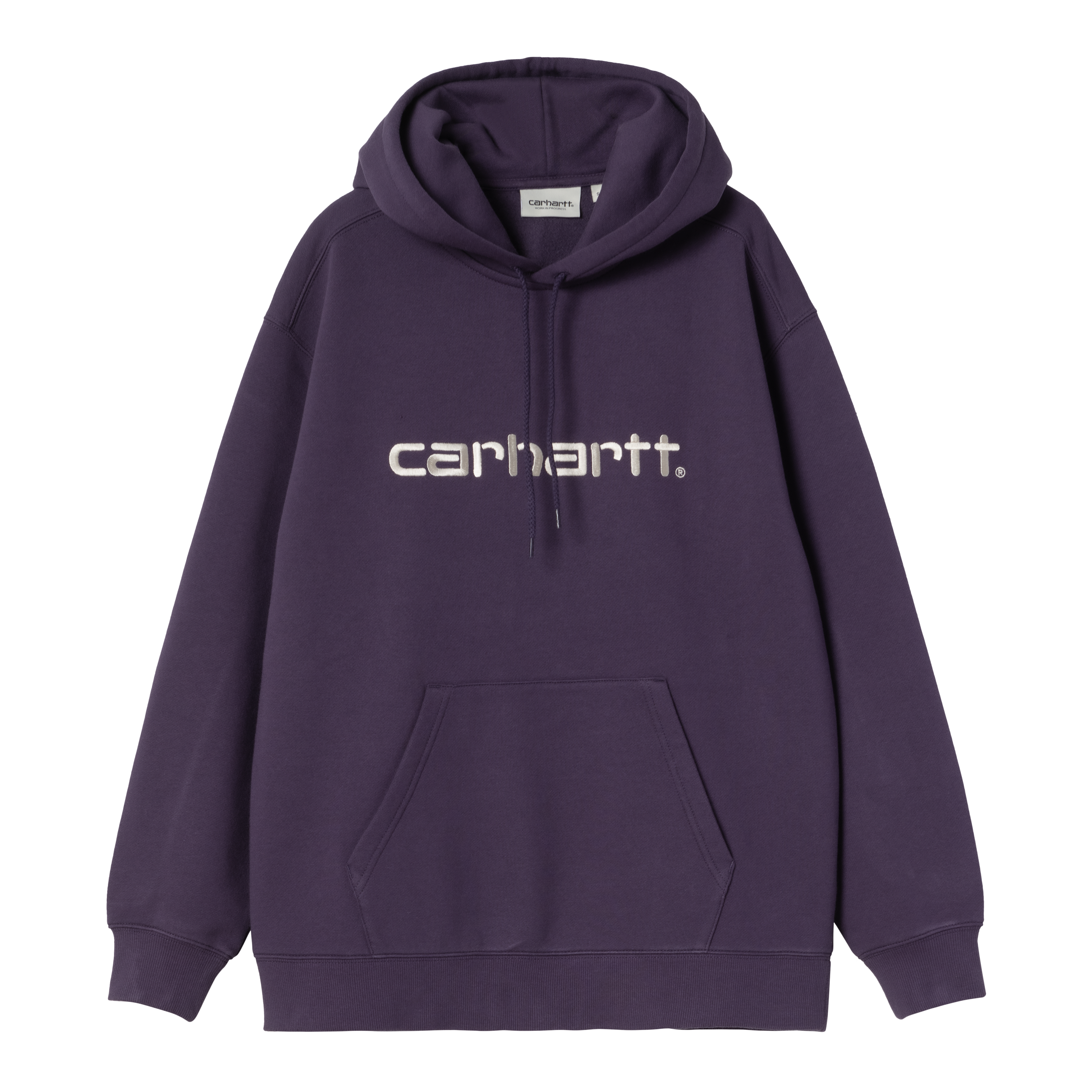 Carhartt WIP Women’s Hooded Carhartt Sweatshirt in Purple