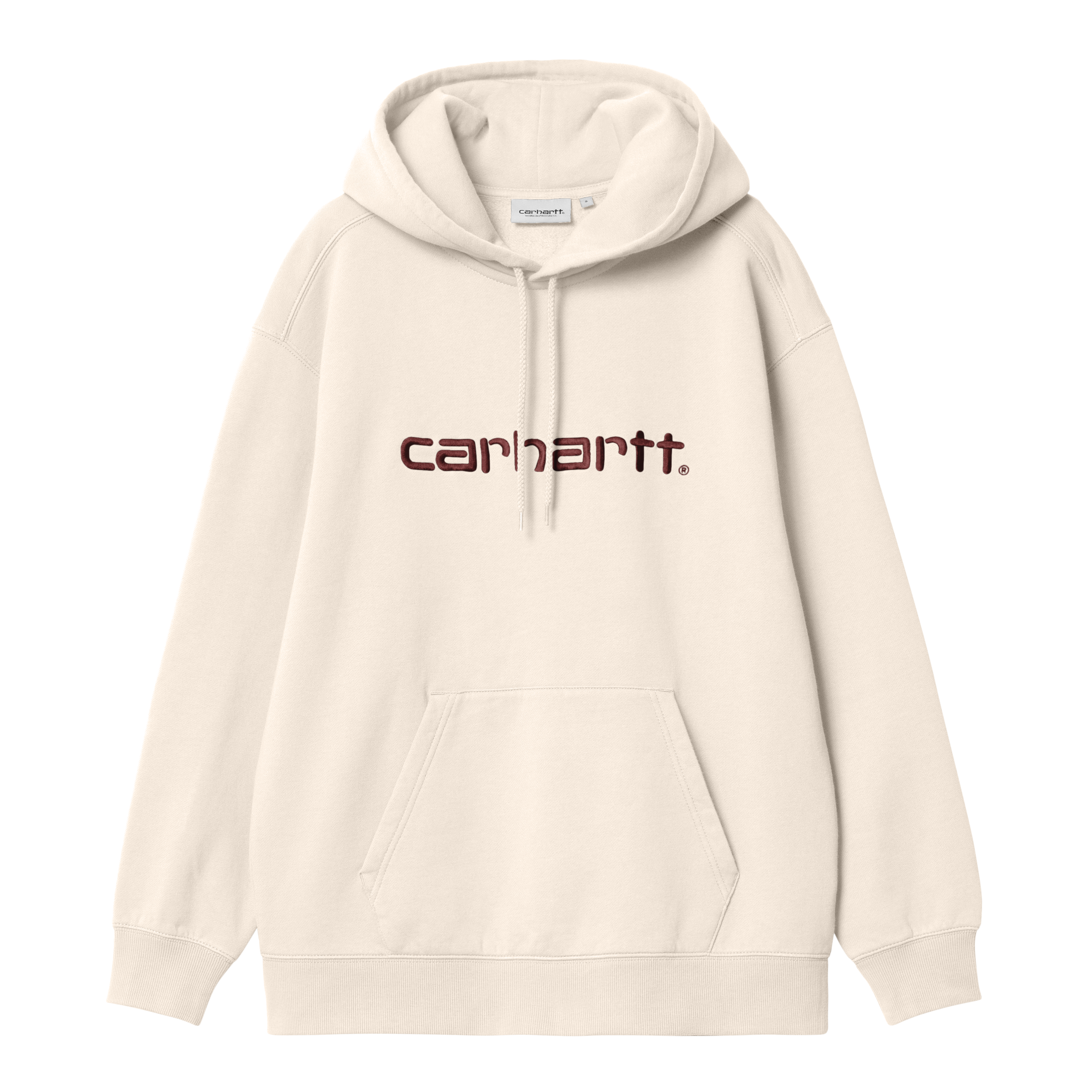 Carhartt WIP Women's Hooded Carhartt Sweatshirt, Wax / Palisander