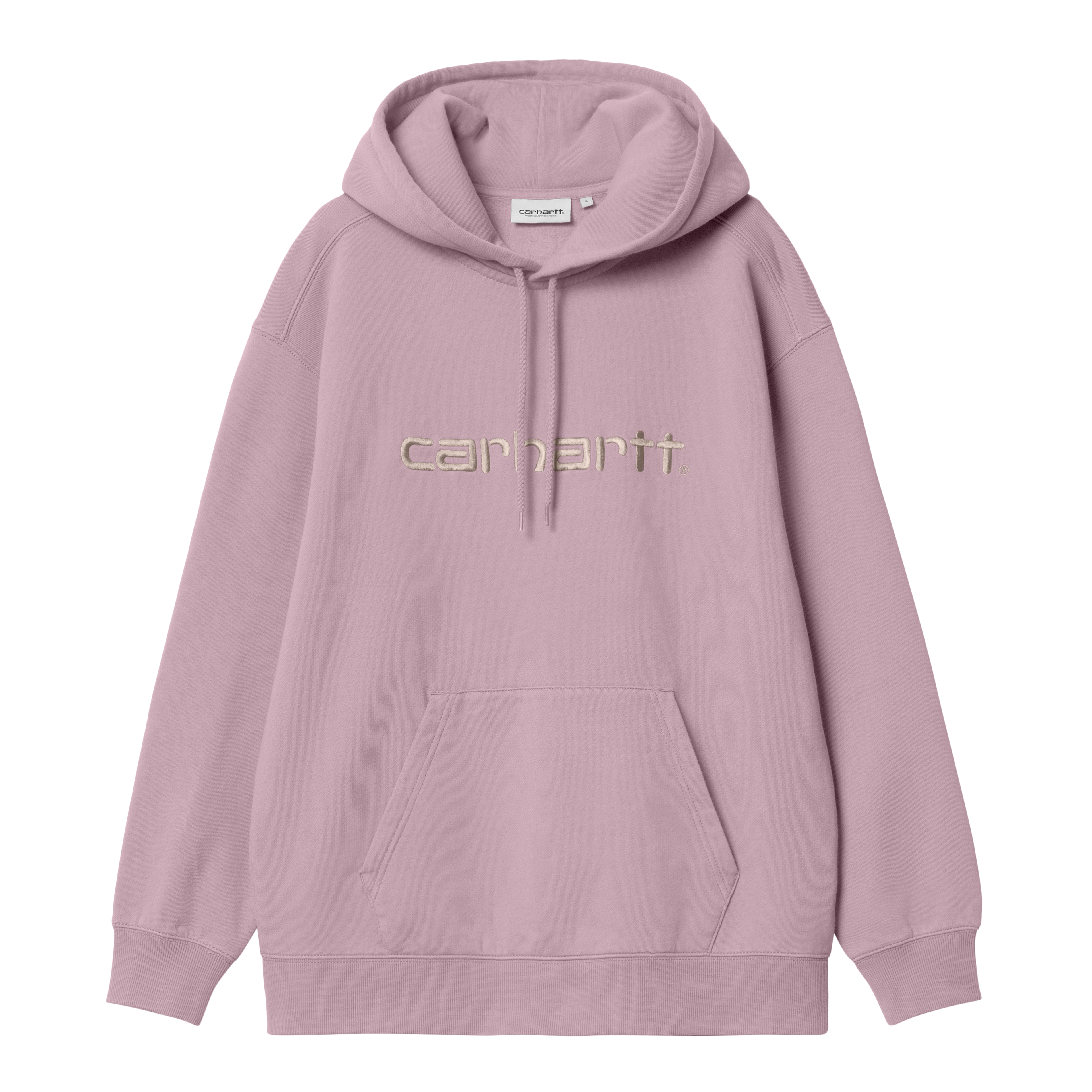 Carhartt WIP ピンク ダブルニー 32 ニキ着用 Carhartt WIP Women's Hooded Carhartt Sweatshirt, Gentle Pink