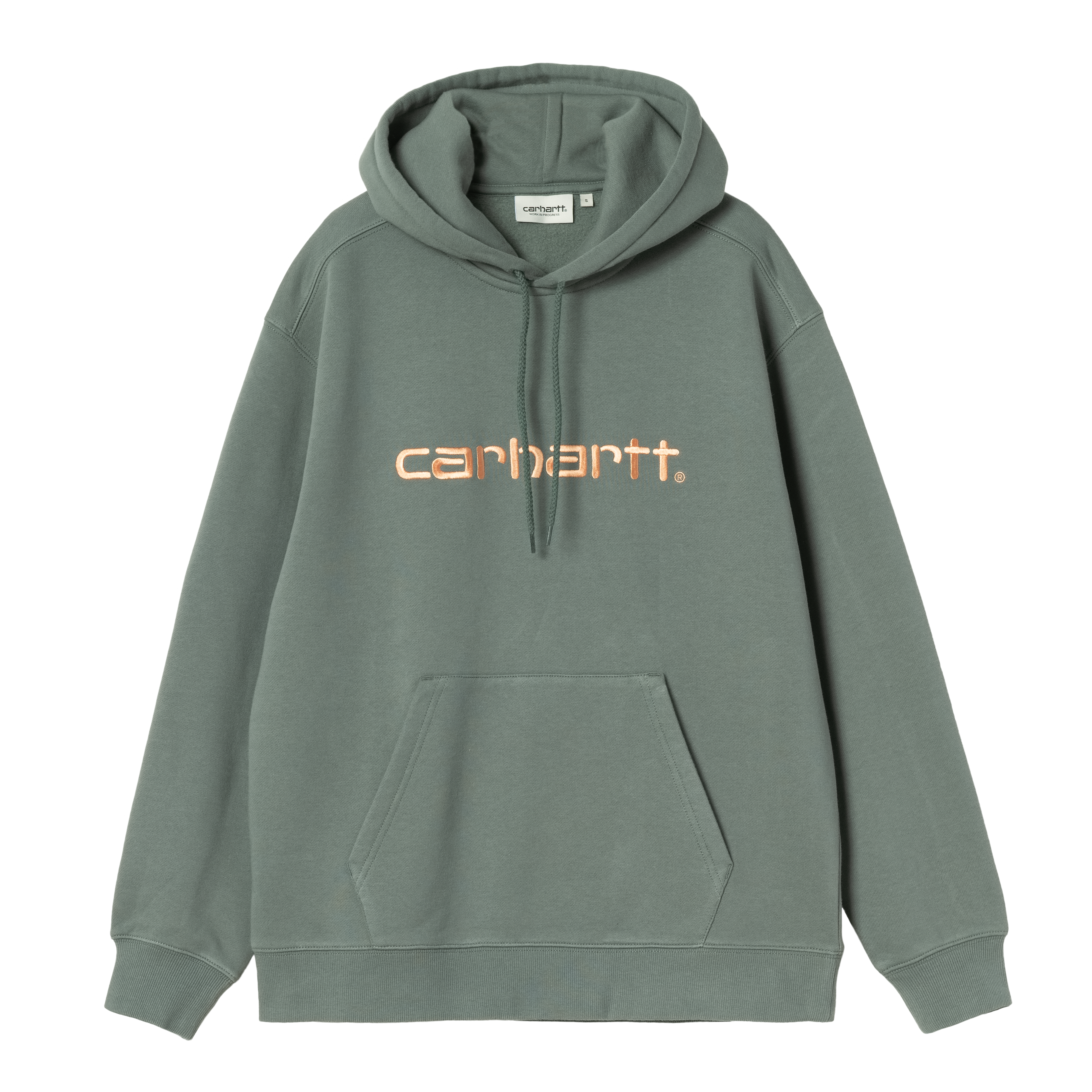 Carhartt WIP Women's Hooded Carhartt Sweatshirt, Velvet Green