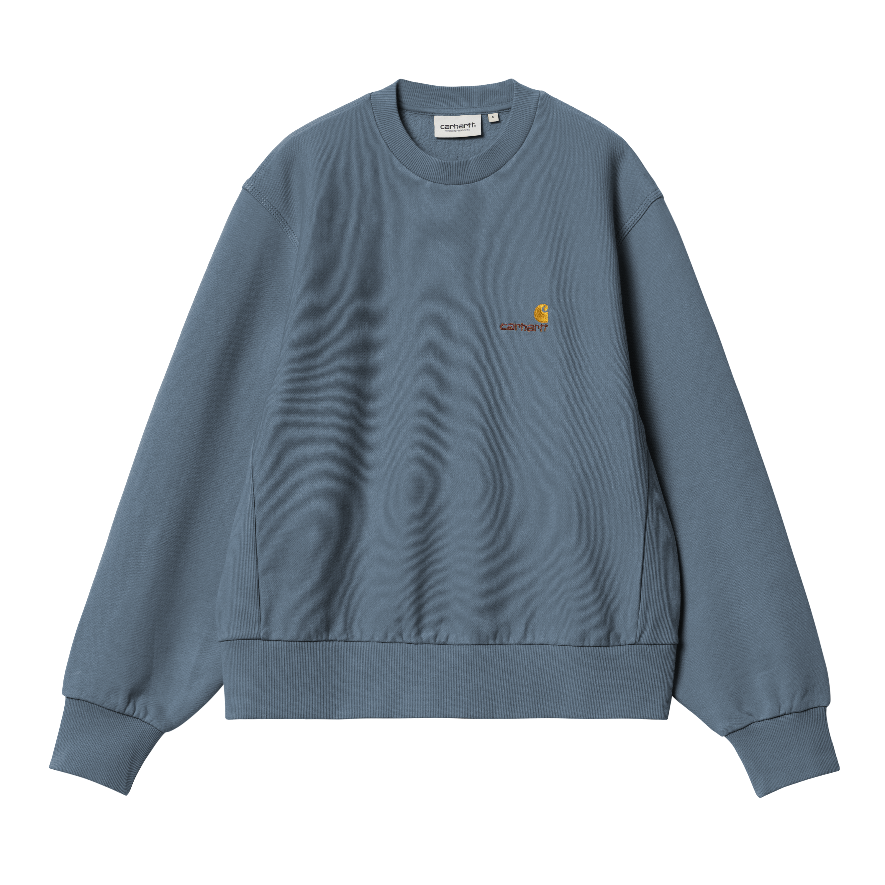 Carhartt WIP Women’s American Script Sweatshirt in Blue