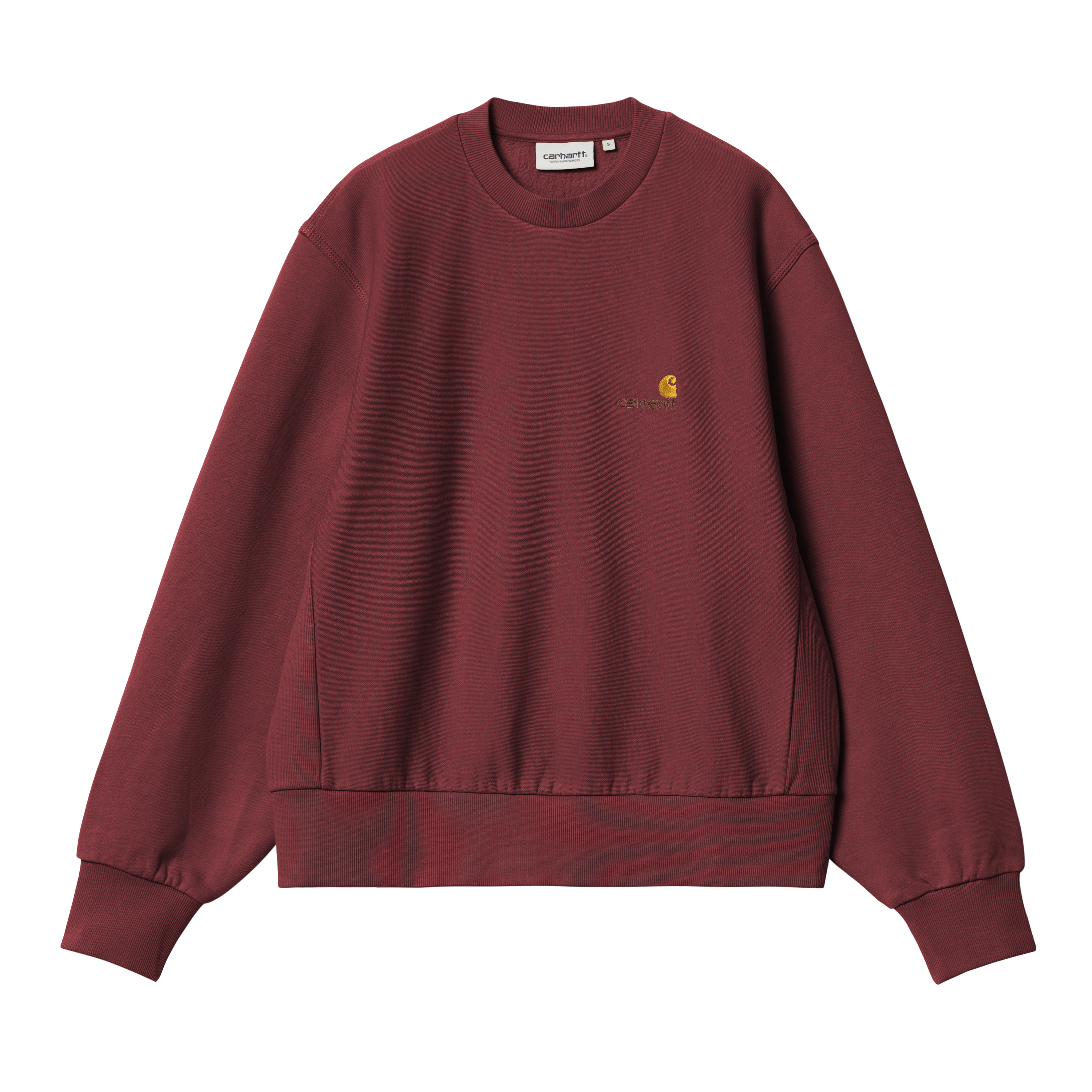 Carhartt WIP Women’s American Script Sweatshirt in Rot