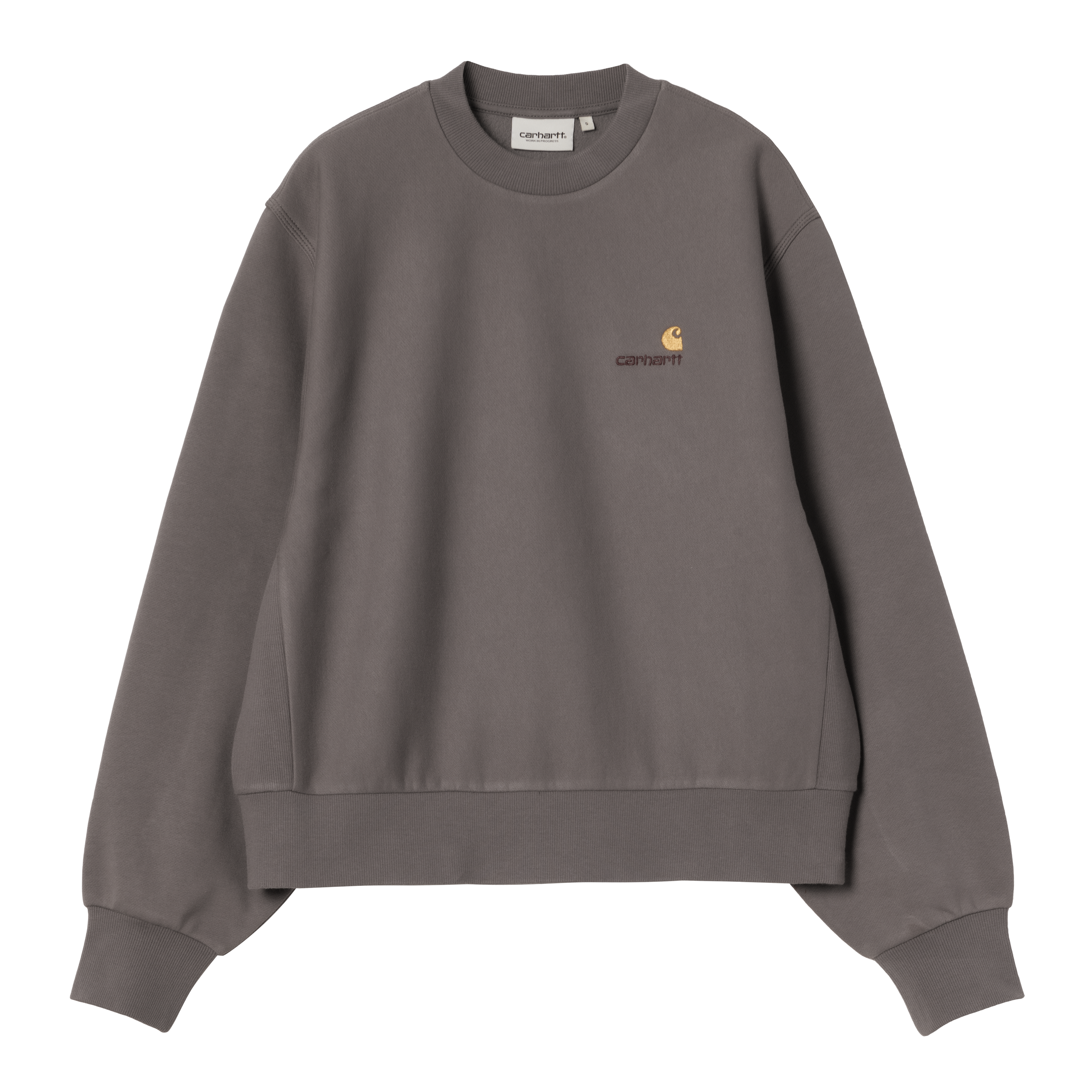 Carhartt WIP Women’s American Script Sweatshirt in Grey