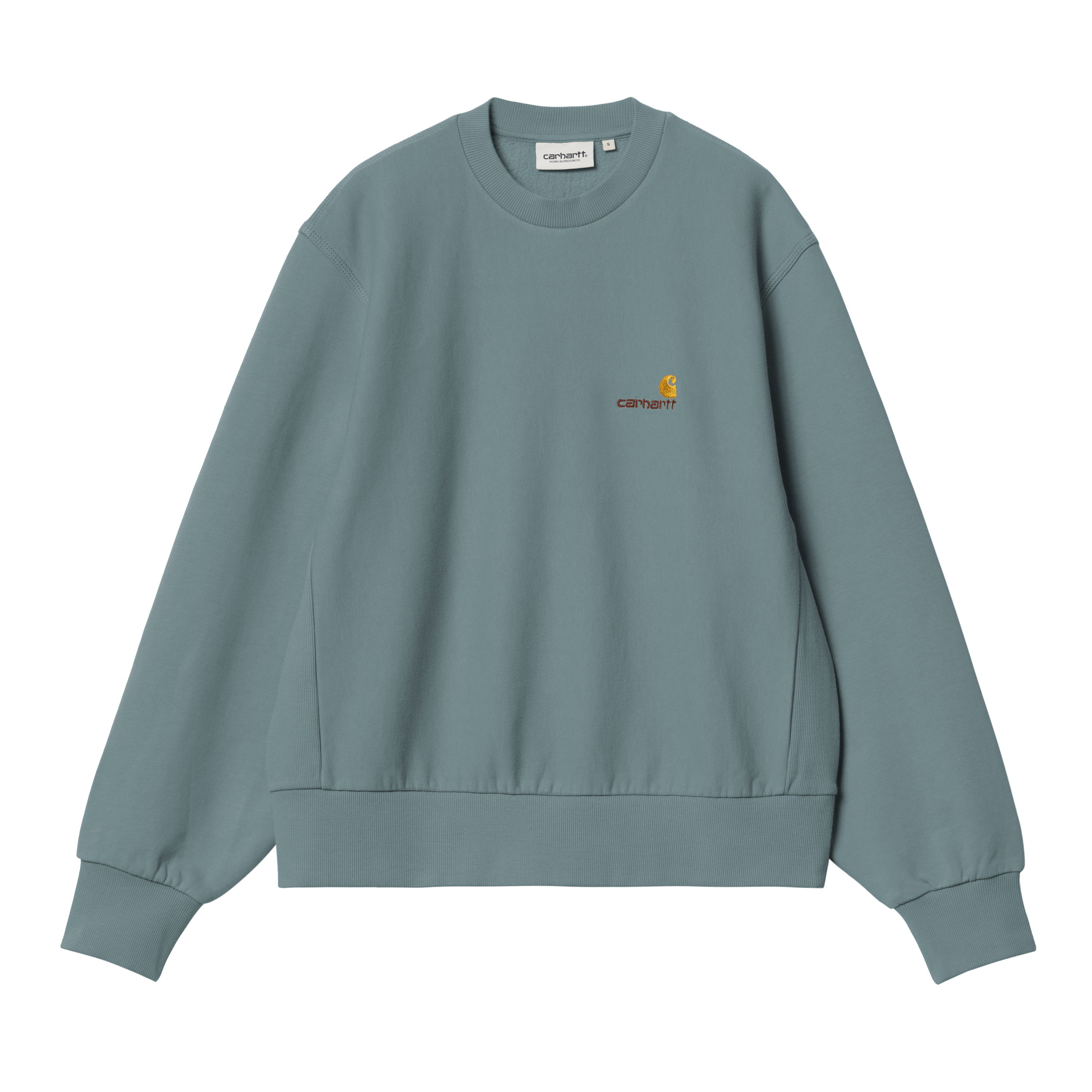 Carhartt WIP Women’s American Script Sweatshirt in Blue