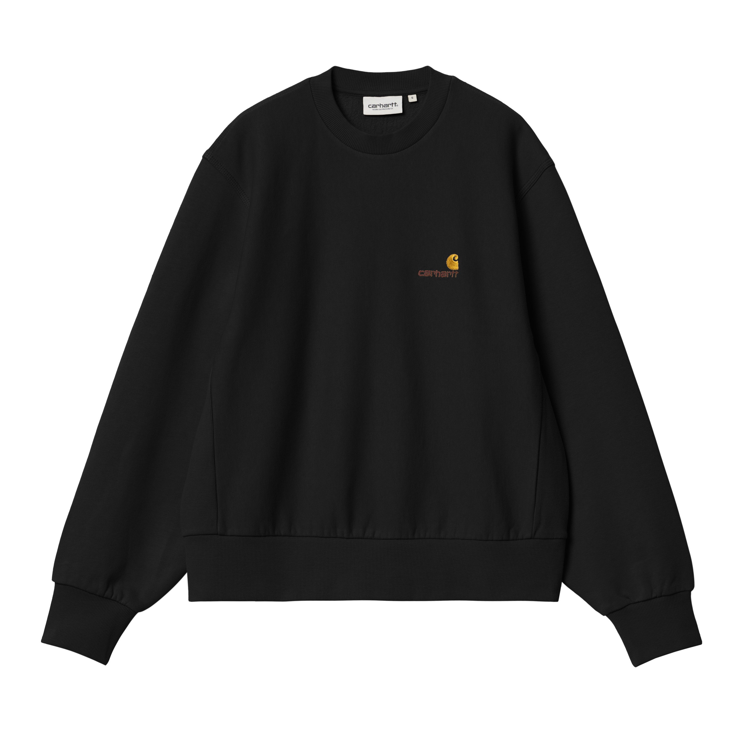 Carhartt WIP Women’s American Script Sweatshirt in Schwarz