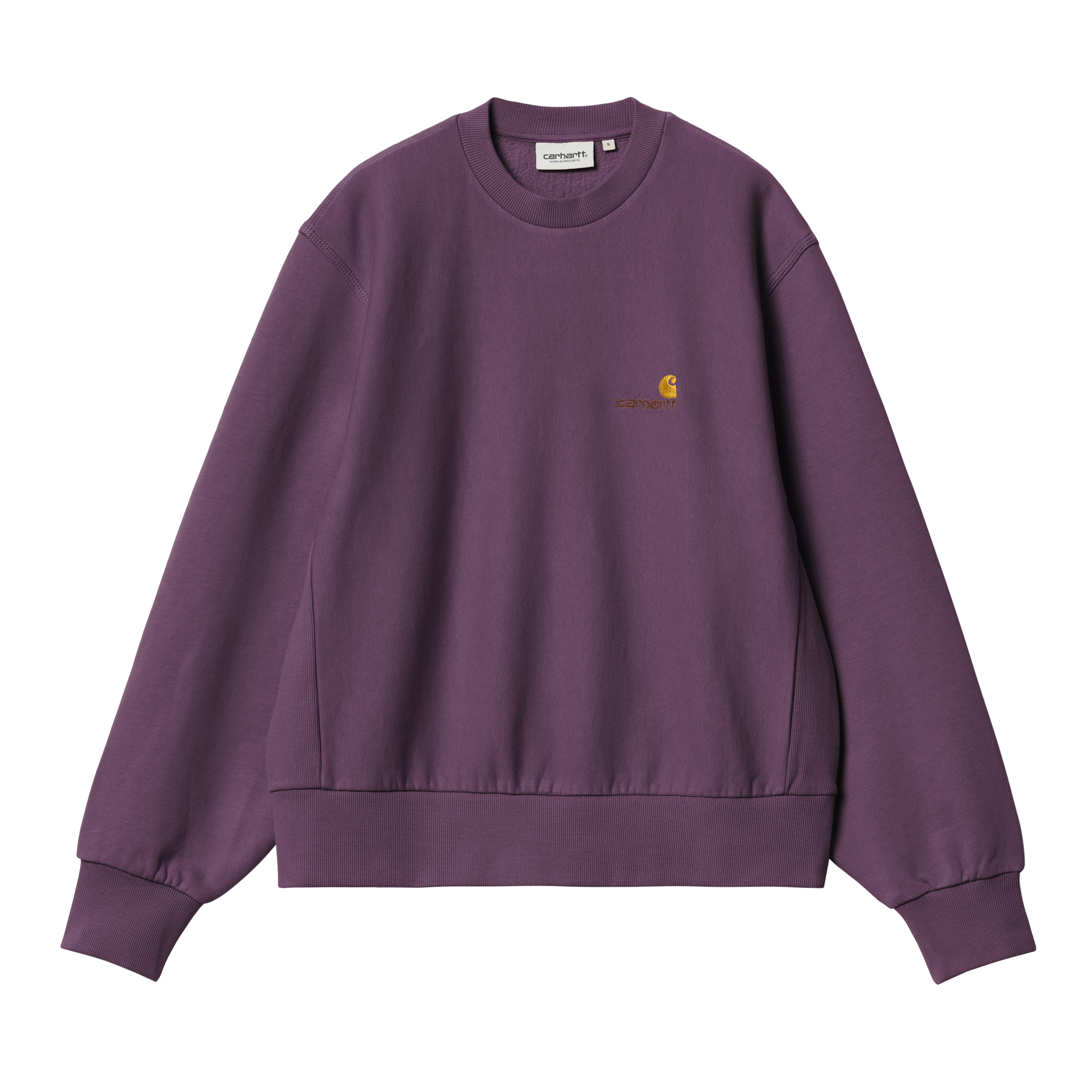 Carhartt WIP Women’s American Script Sweatshirt in Purple