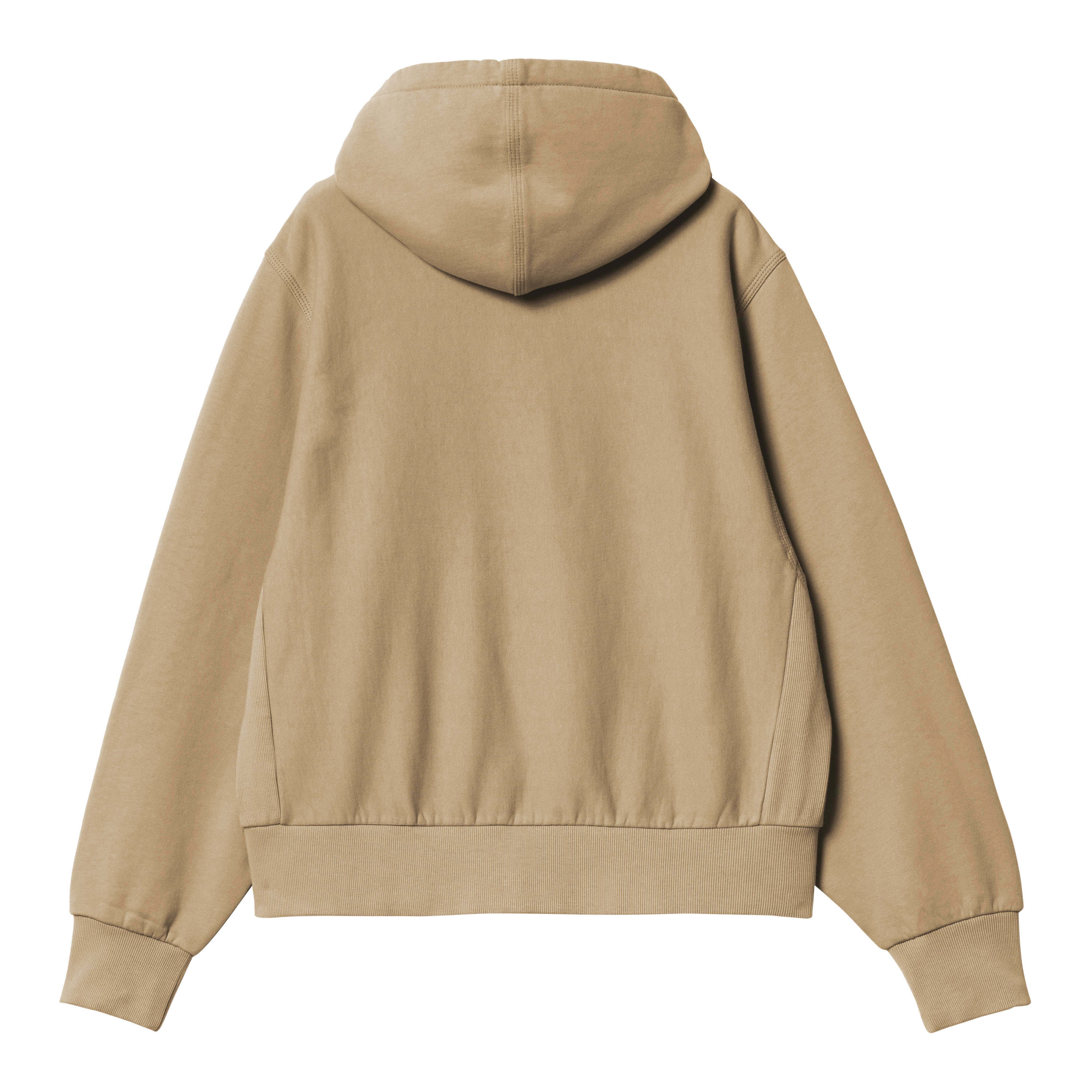 Carhartt WIP Women’s Hooded American Script Sweatshirt in Beige
