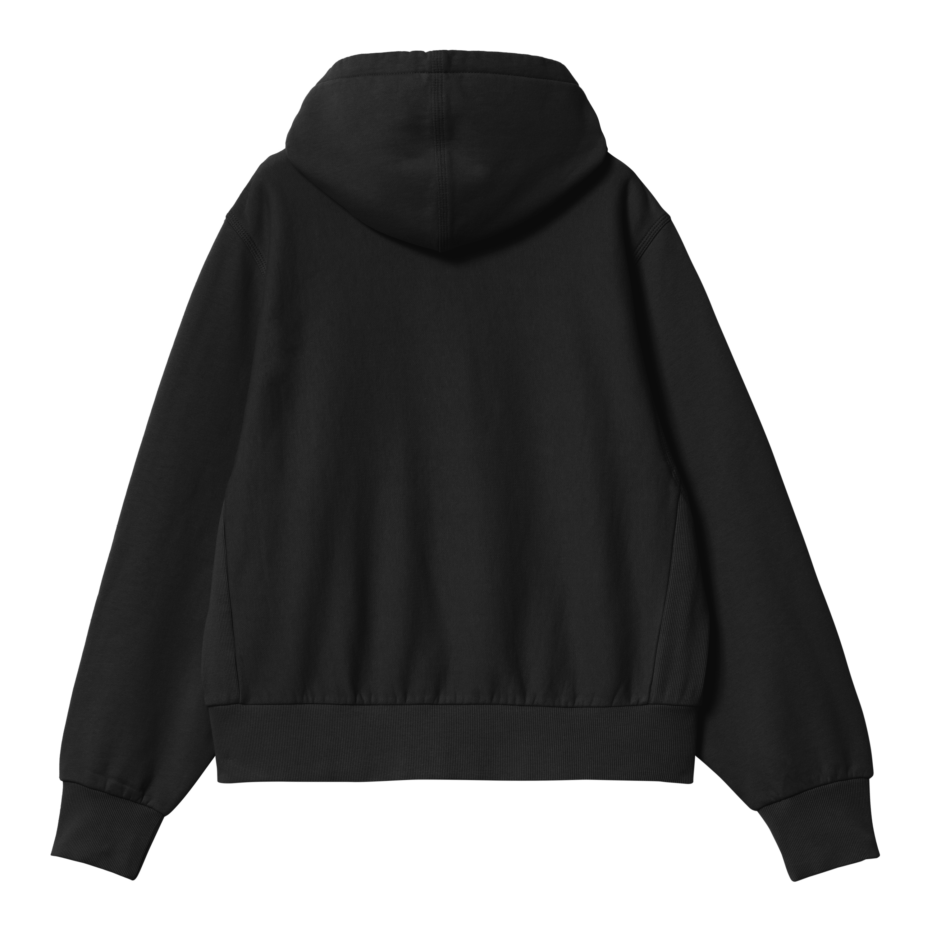 【Carhartt】American Script cotton blend sweatshirt ブラック Carhartt WIP W' Hooded American Script Sweatshirt, Black