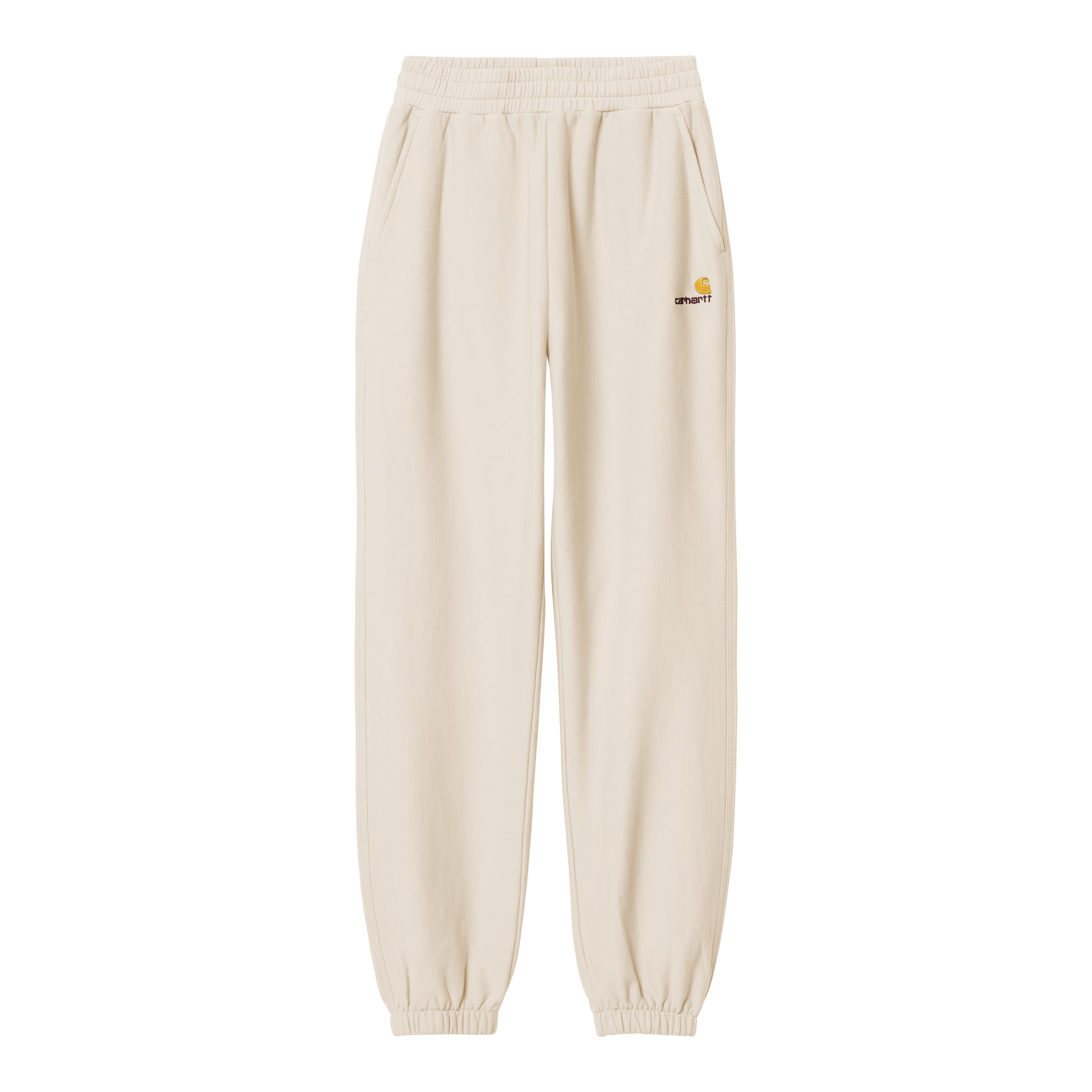 Carhartt WIP Women’s American Script Sweat Pant in Beige