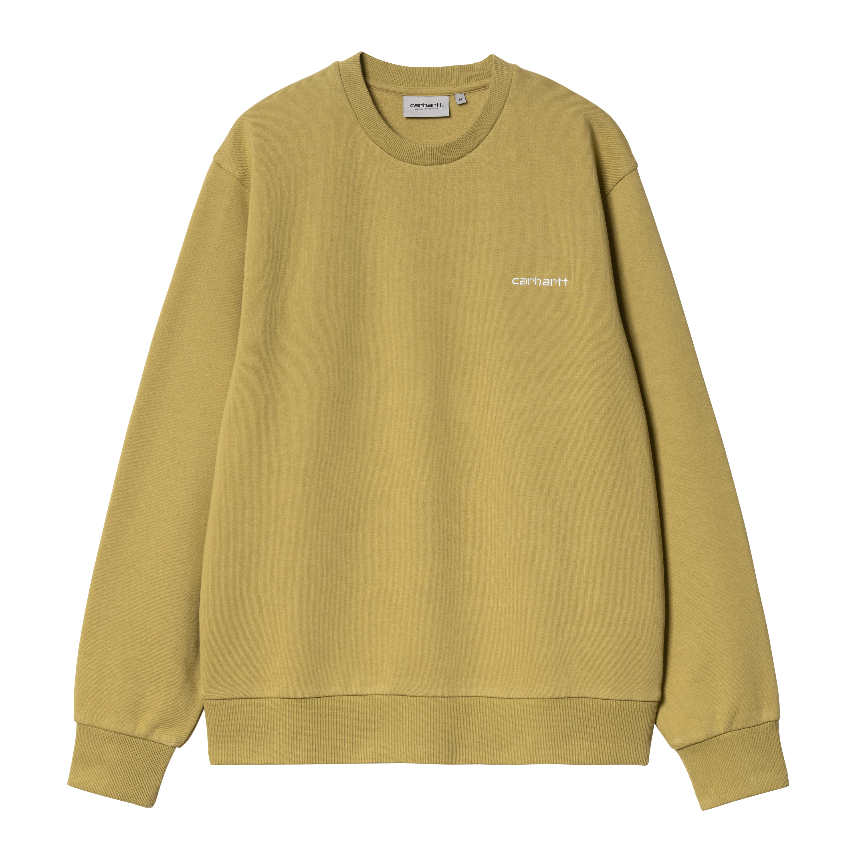 Carhartt WIP Script Embroidery Sweat in Beige