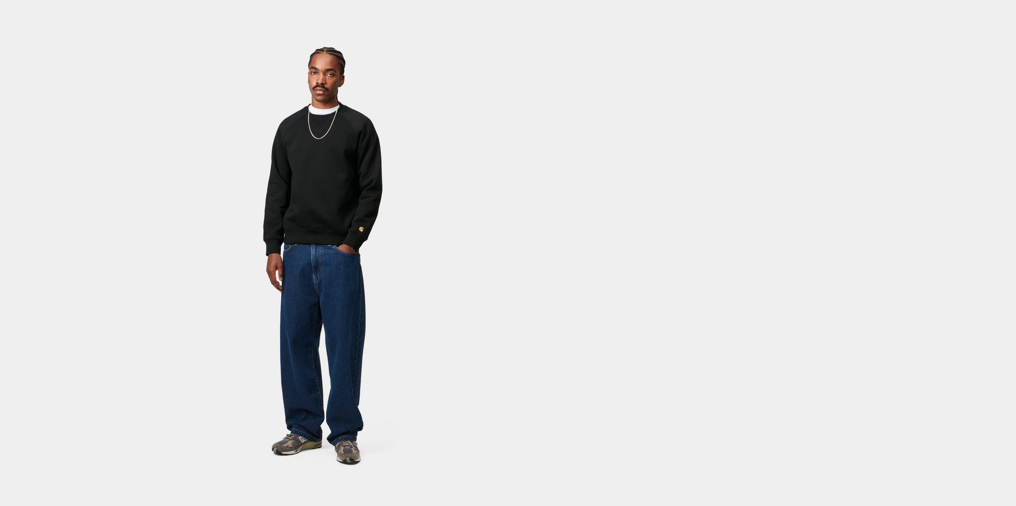 【関税&送料込】Carhartt Wip Hudson Black Sweatshirt Carhartt WIP Hudson Sweatshirt | Black (chalk wash) – Page