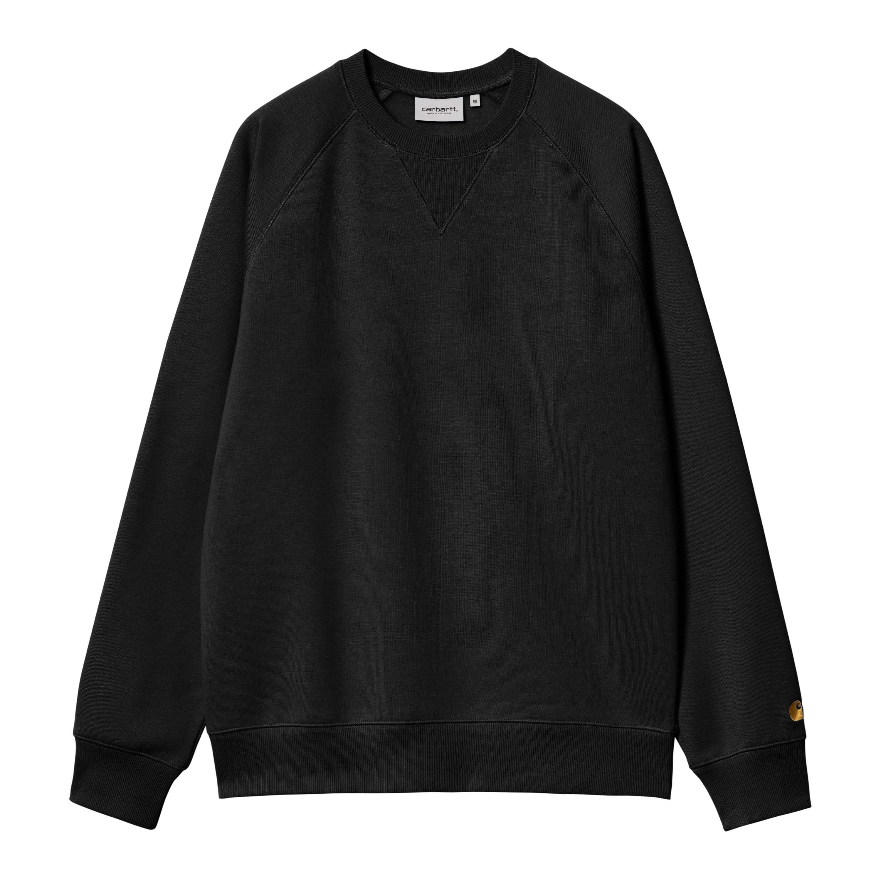 Carhartt WIP Chase Sweatshirt, Black / Gold | Official Online Store