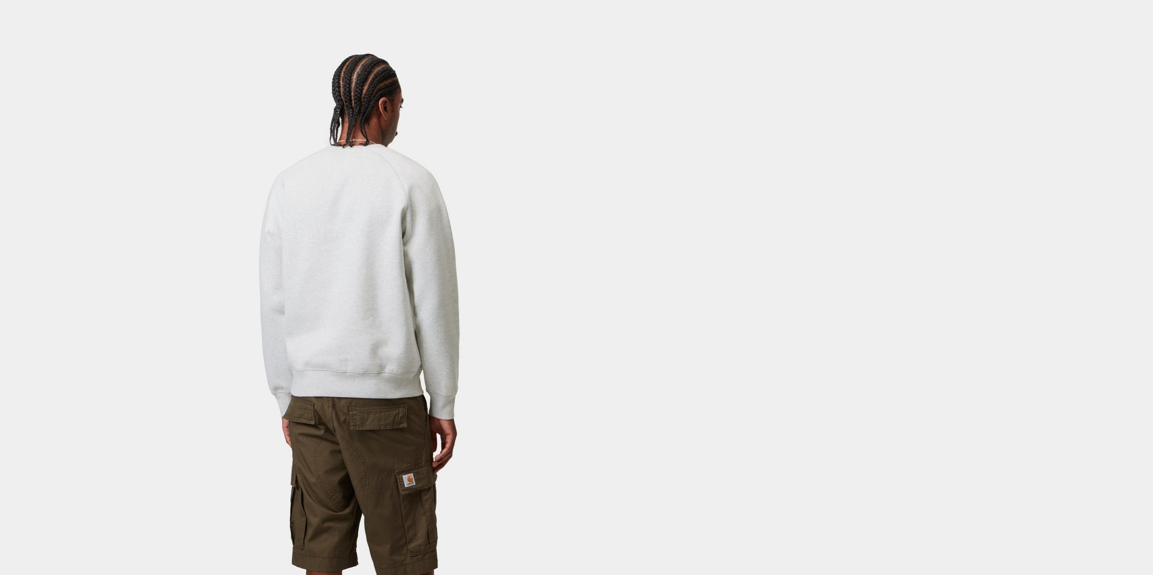 ★CARHARTT WIP Chase Sweatshirt 関税込★ Carhartt WIP Chase Neck Zip Sweatshirt, Duck Blue / Gold