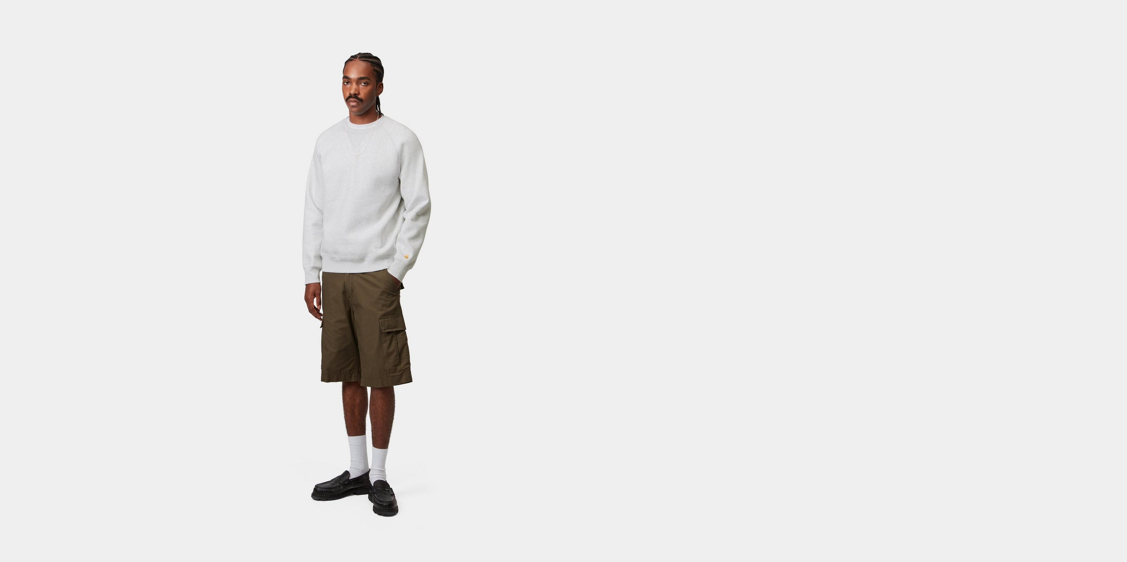【送料&関税込】Carhartt Chase Sweat Carhartt WIP Chase Sweatshirt | Ash Heather | Official