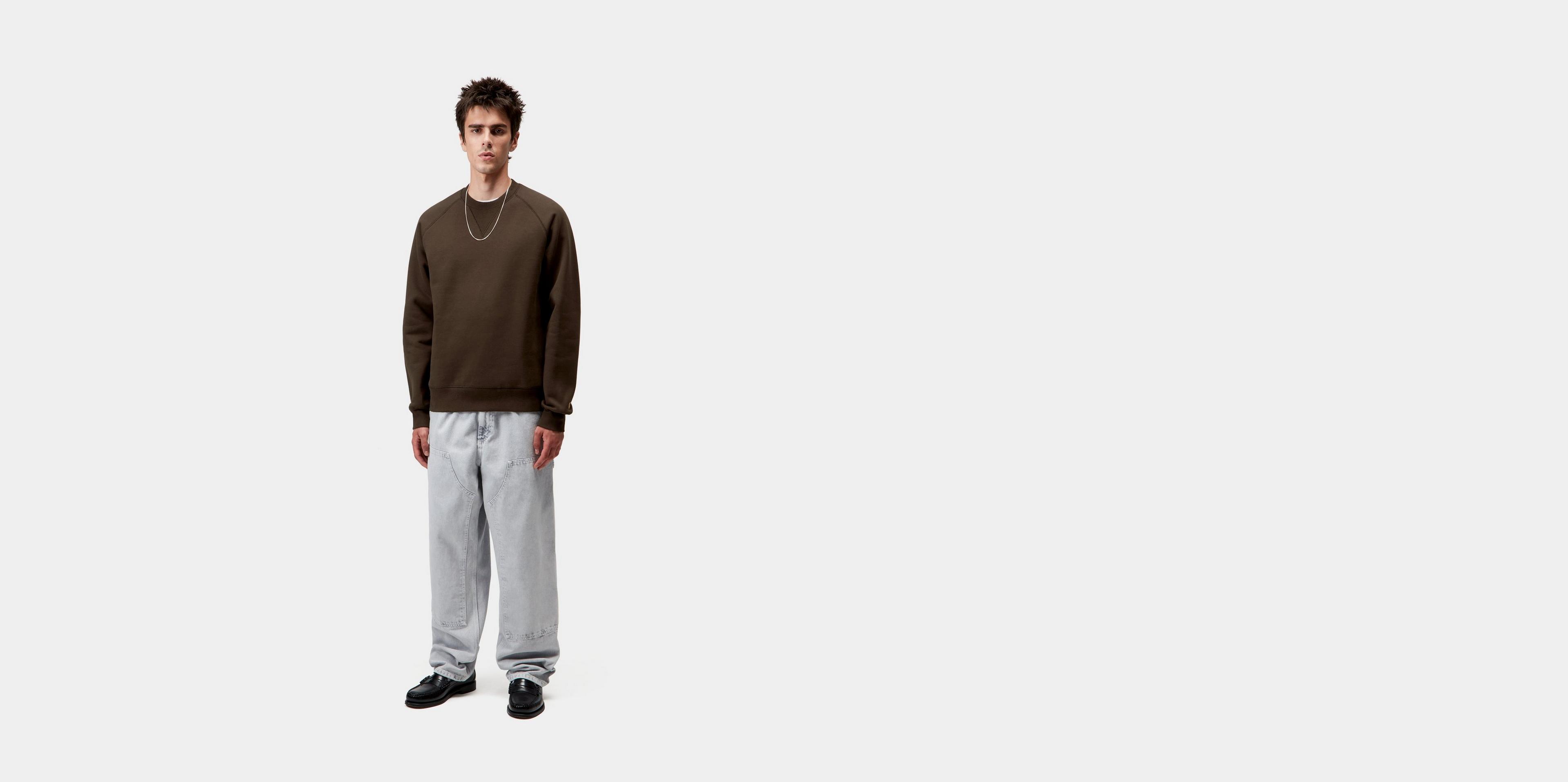 Carhartt WIP Chase Sweatshirt, Tobacco / Gold