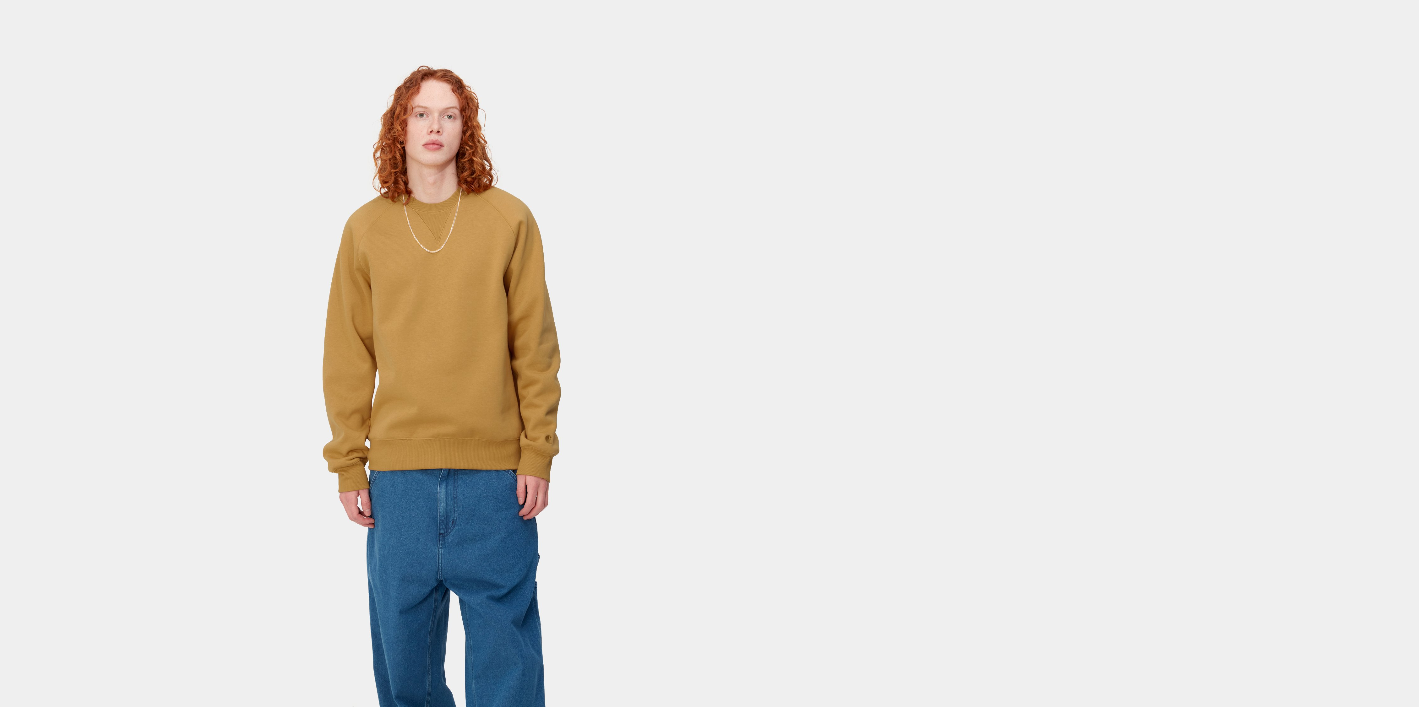 Carhartt WIP Chase Sweatshirt Sunray Gold Official Online Store