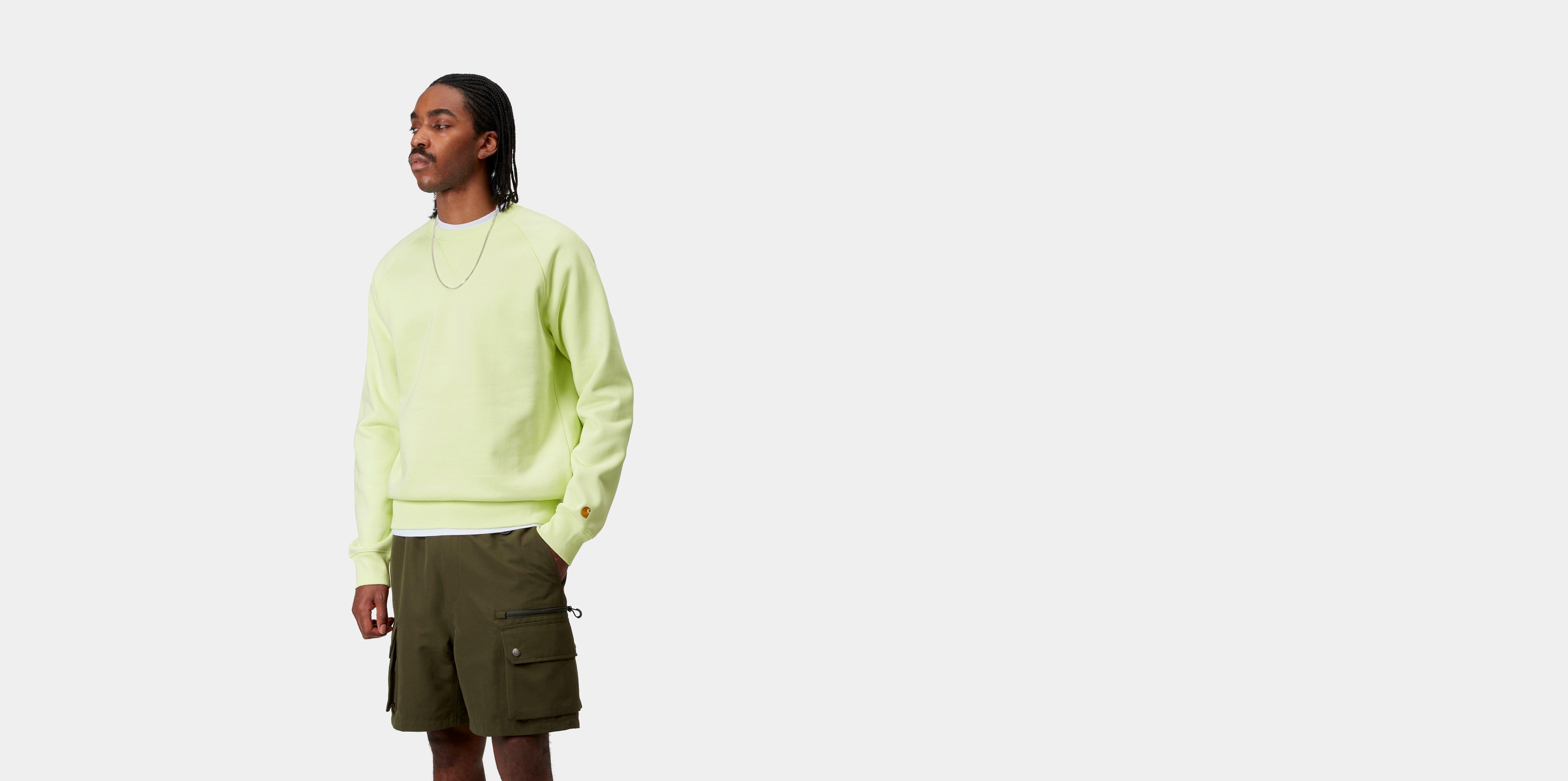 Carhartt WIP Chase Sweatshirt Air Green / Gold | XS | Men