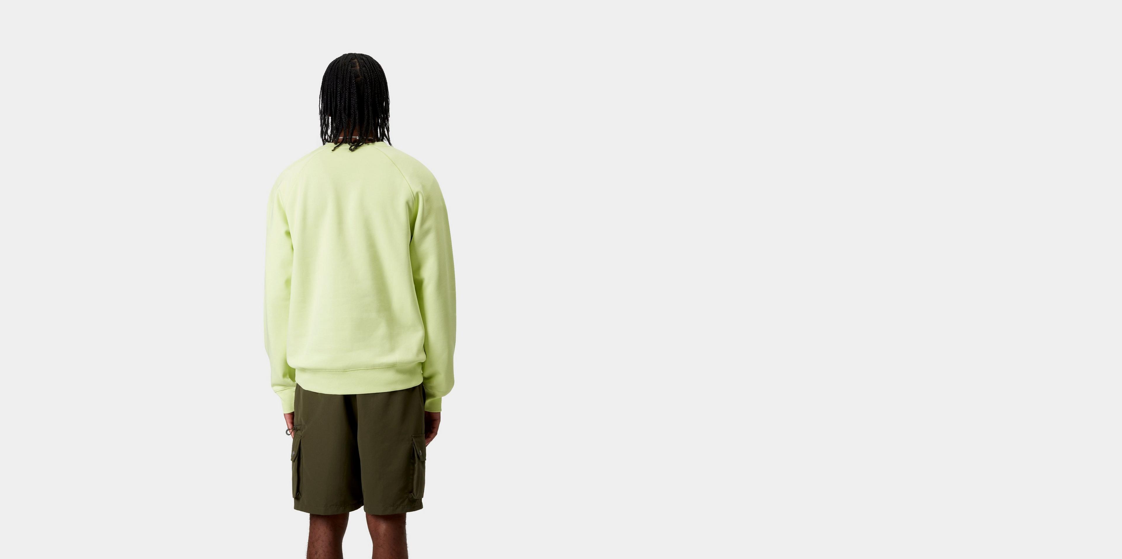 Carhartt WIP Chase Sweatshirt, Air Green / Gold | Official