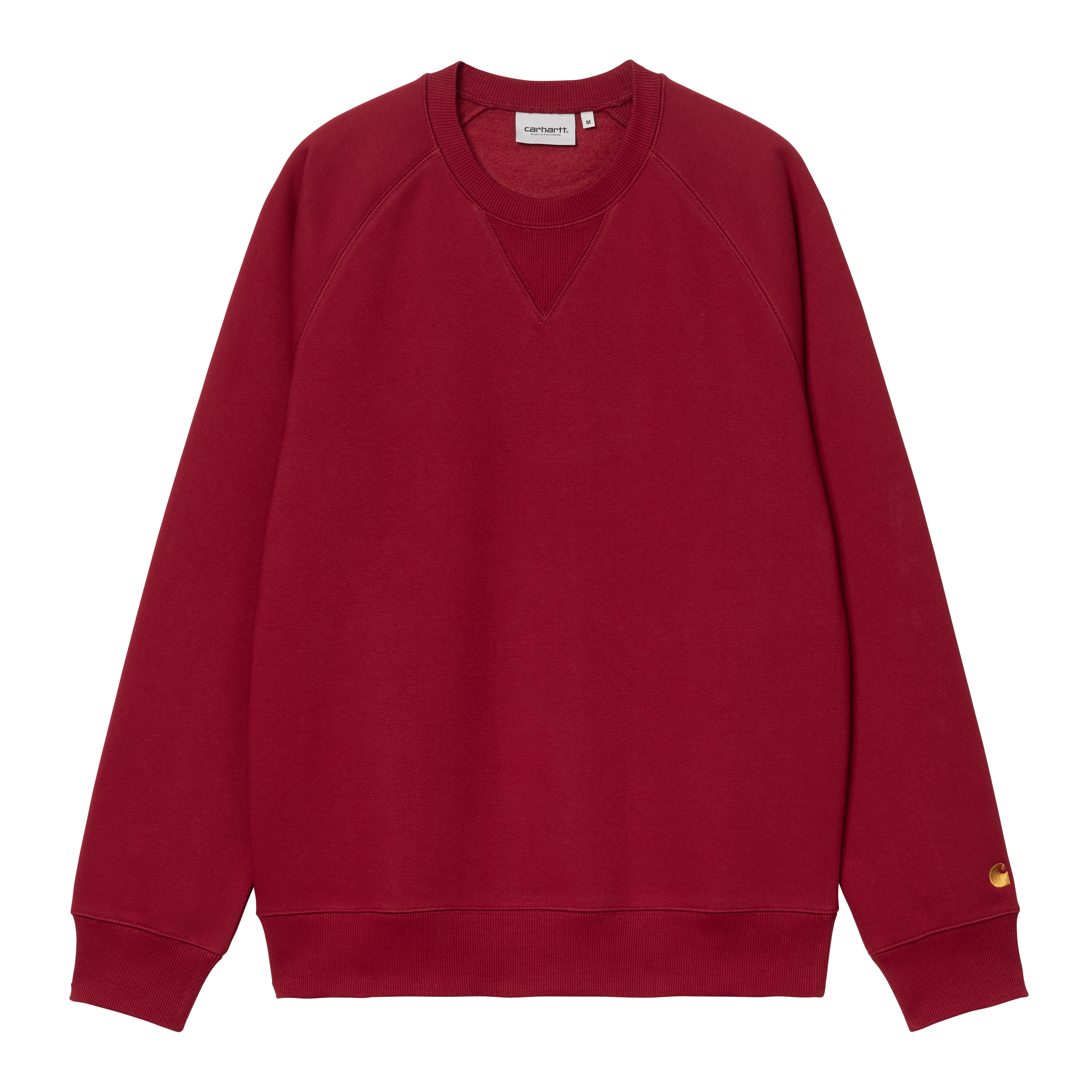 Carhartt WIP Chase Sweatshirt, Scarlet Gold Official Online Store