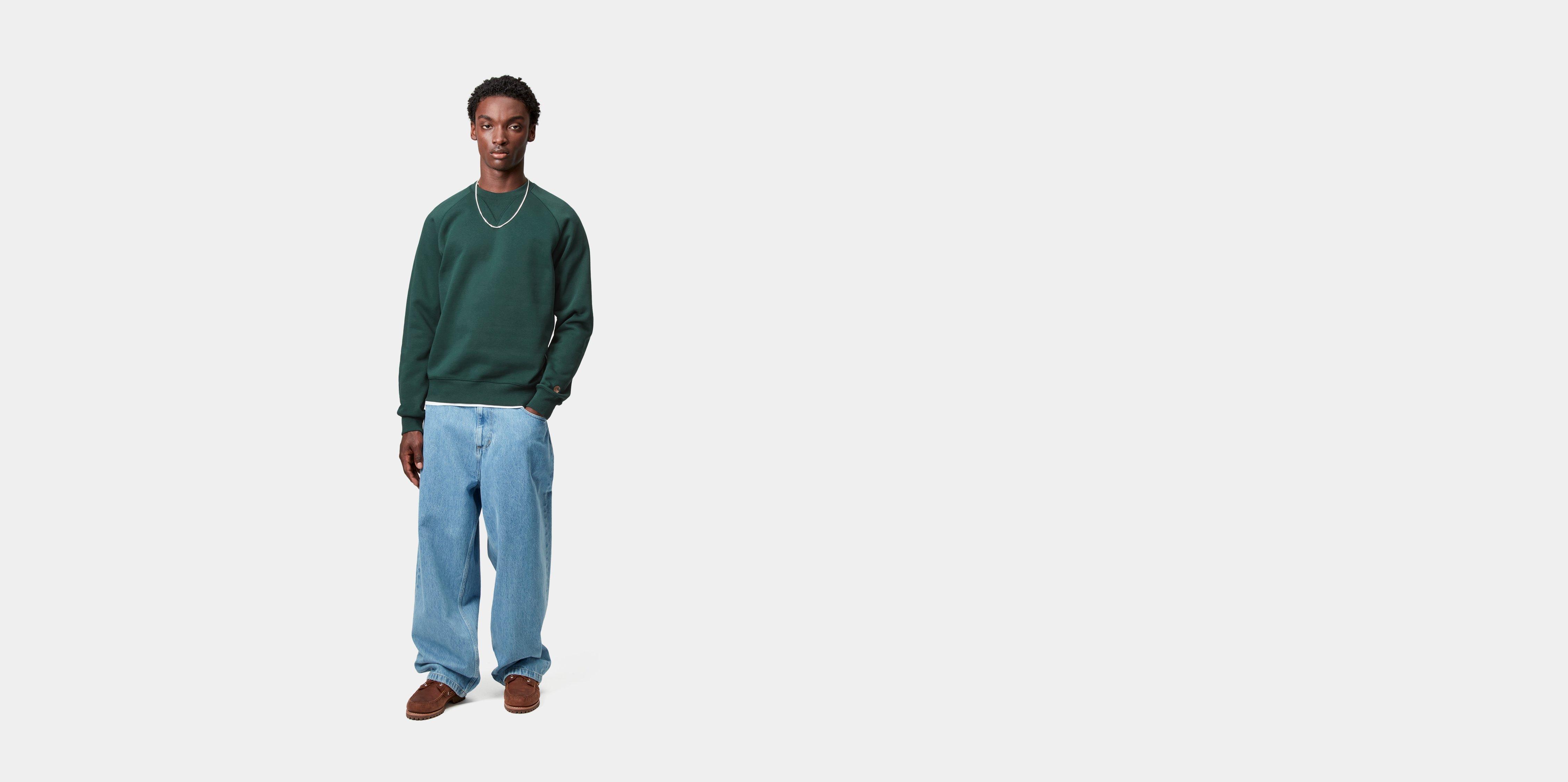 Carhartt WIP Chase Sweatshirt in Grün