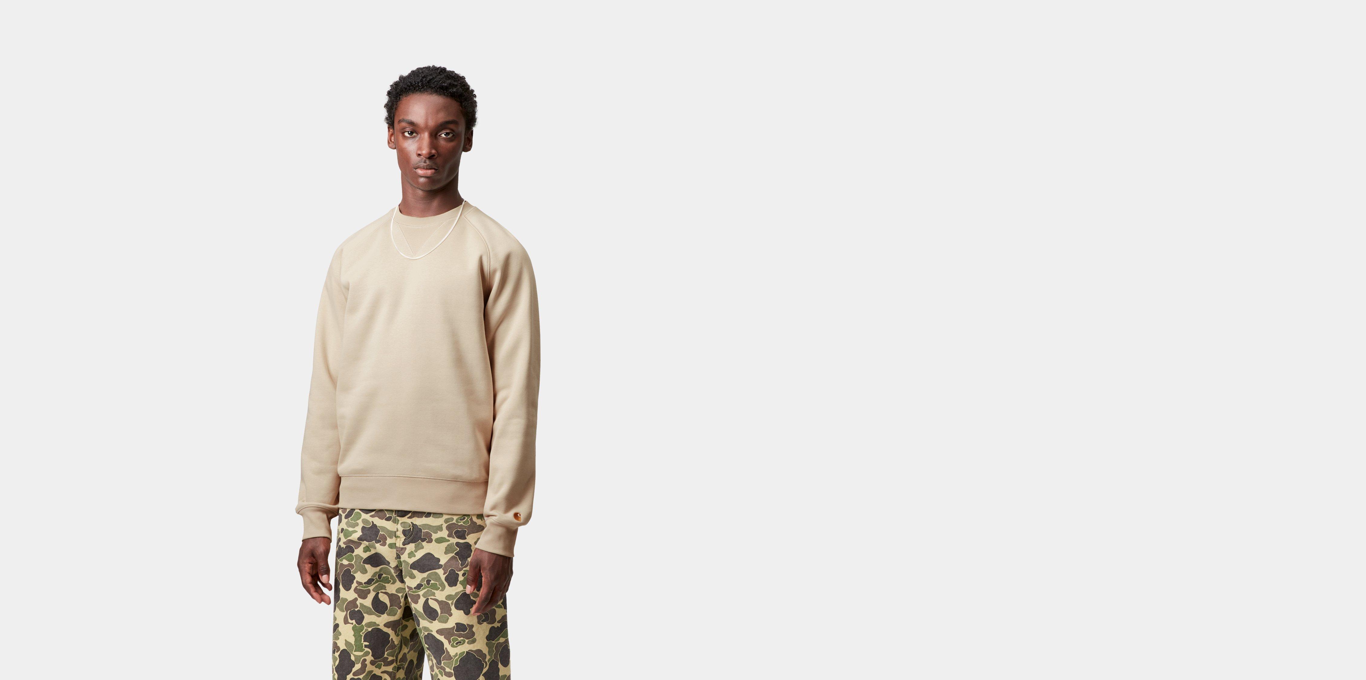 Carhartt WIP Chase Sweatshirt Fleur De Sel / Gold | beige | XS | Men