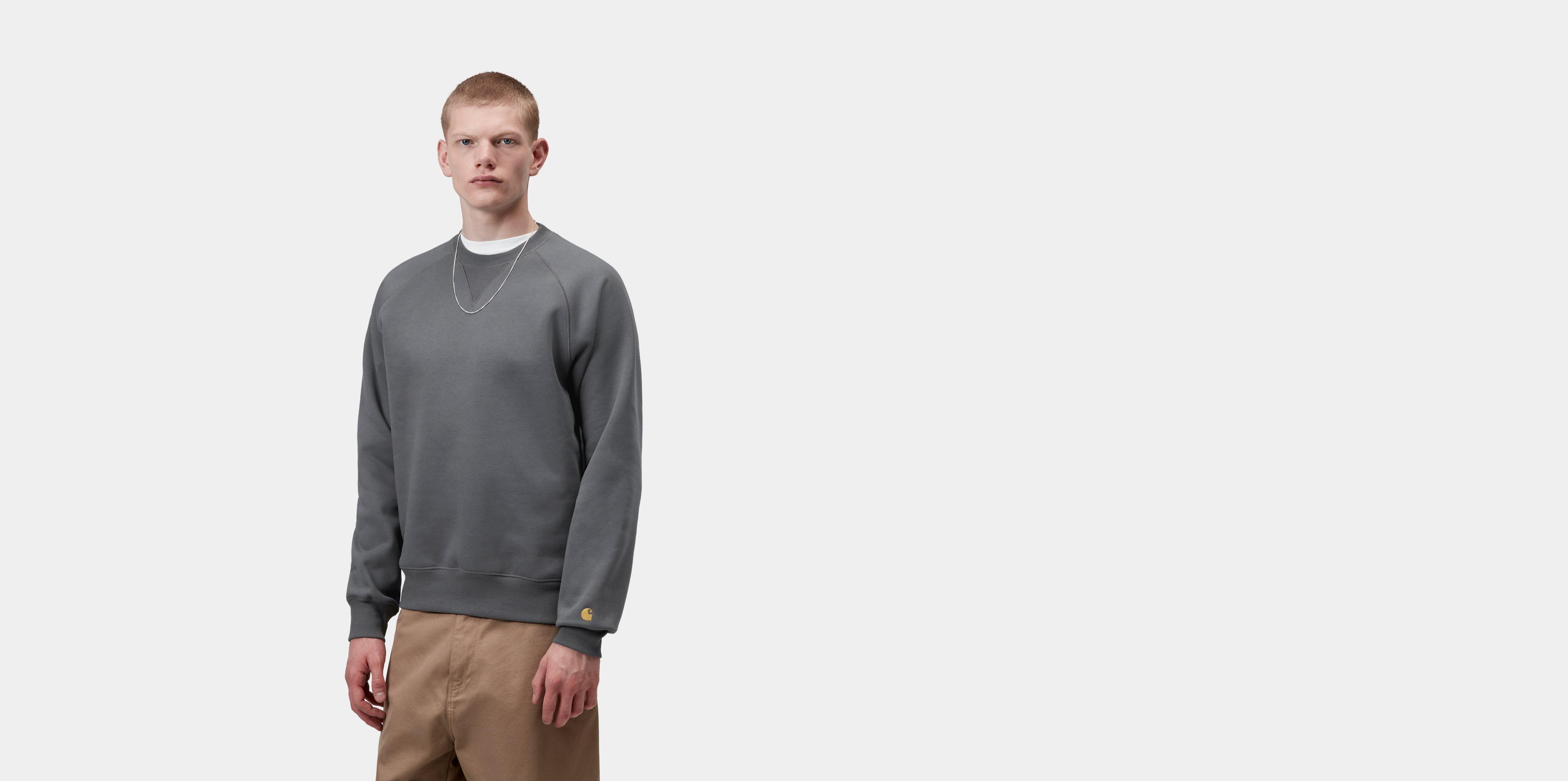 Carhartt WIP Chase Sweatshirt Styx / Gold | black | M | Men