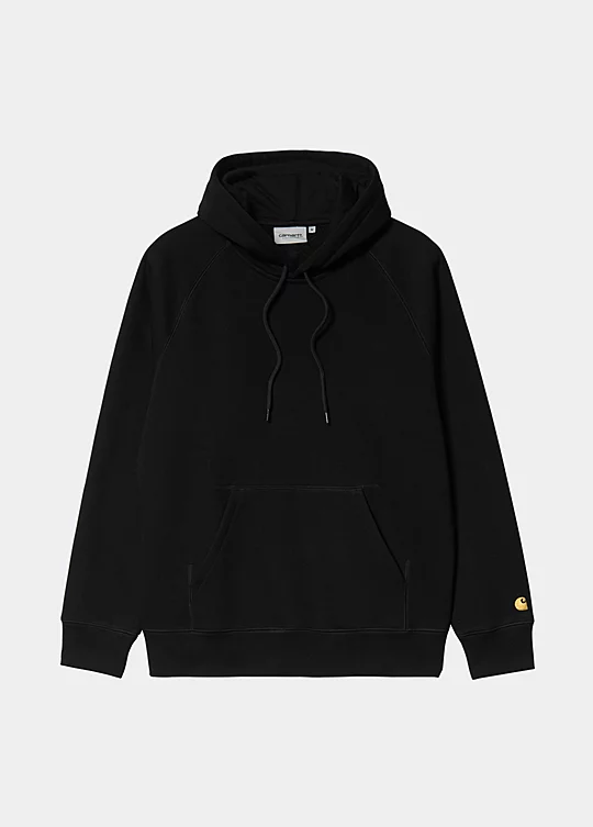 Carhartt WIP Hooded Chase Sweat in Nero