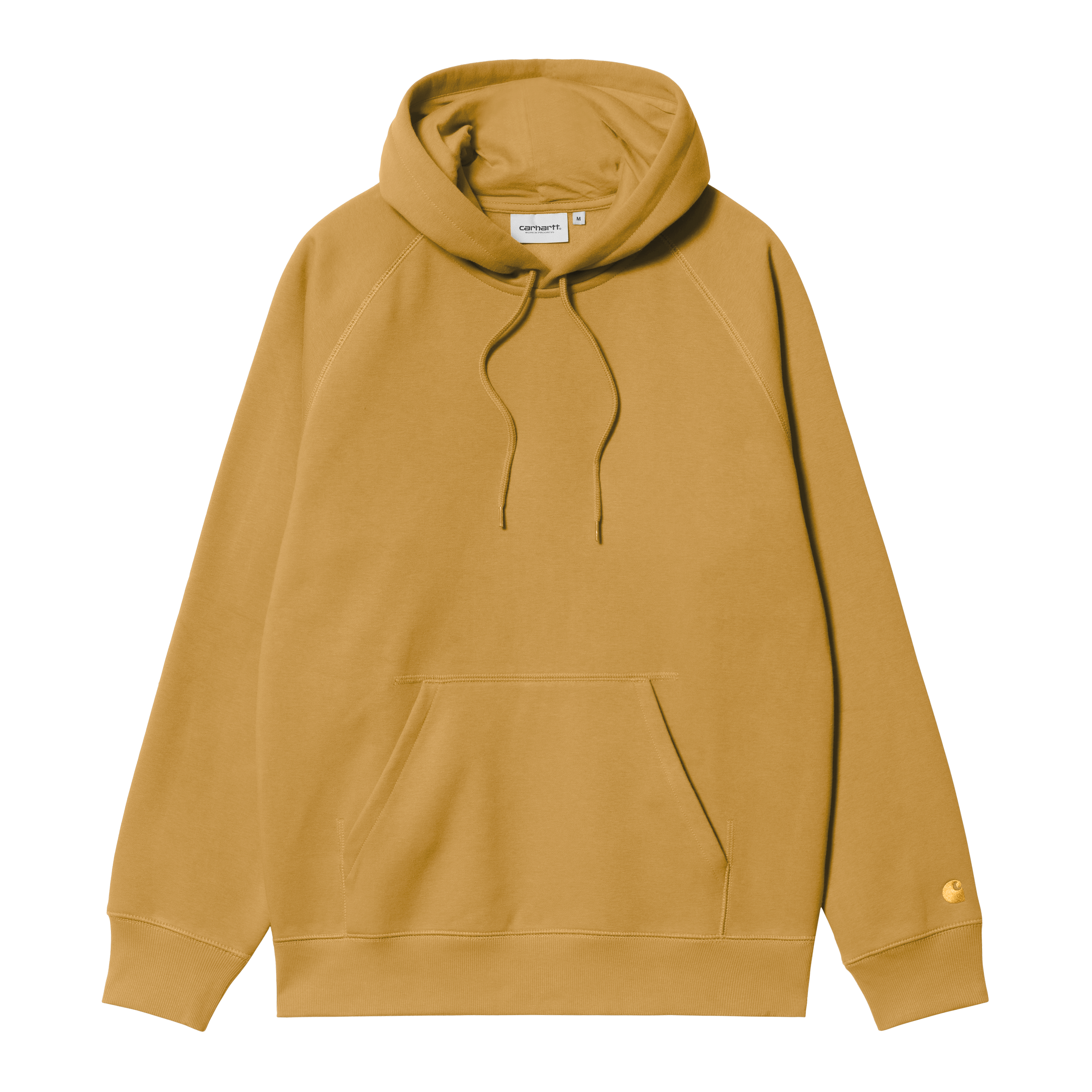 Carhartt WIP Hooded Chase Sweatshirt in Giallo