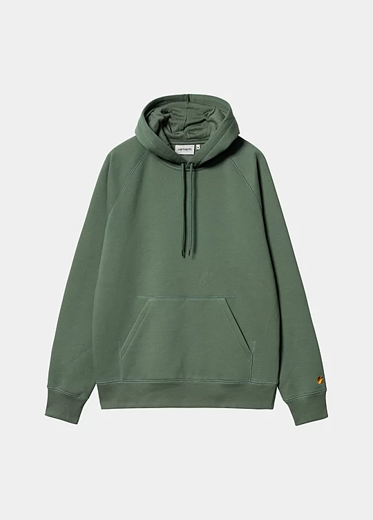 Carhartt WIP Hooded Chase Sweat in Green