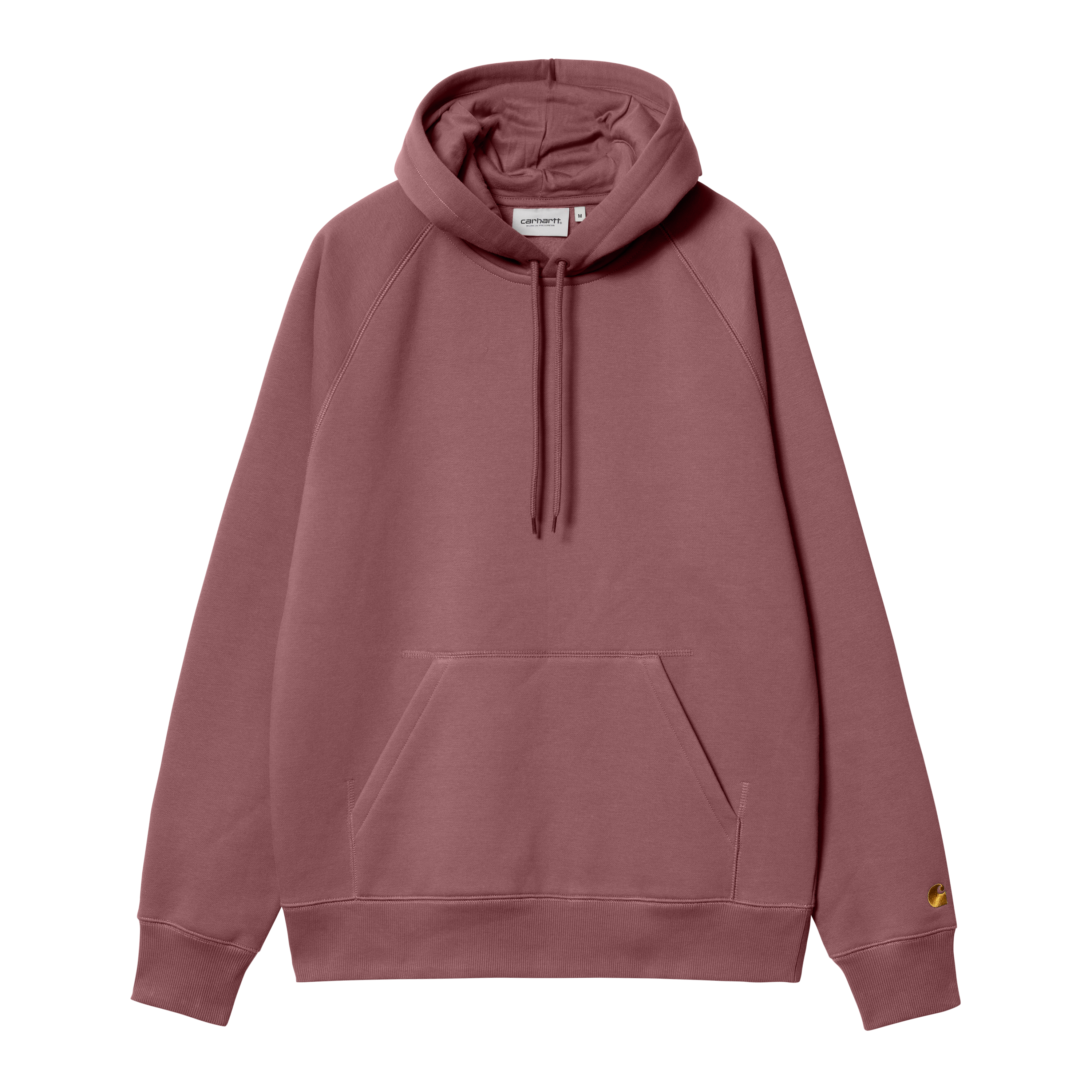 Carhartt WIP Hooded Chase Sweat in Rosa