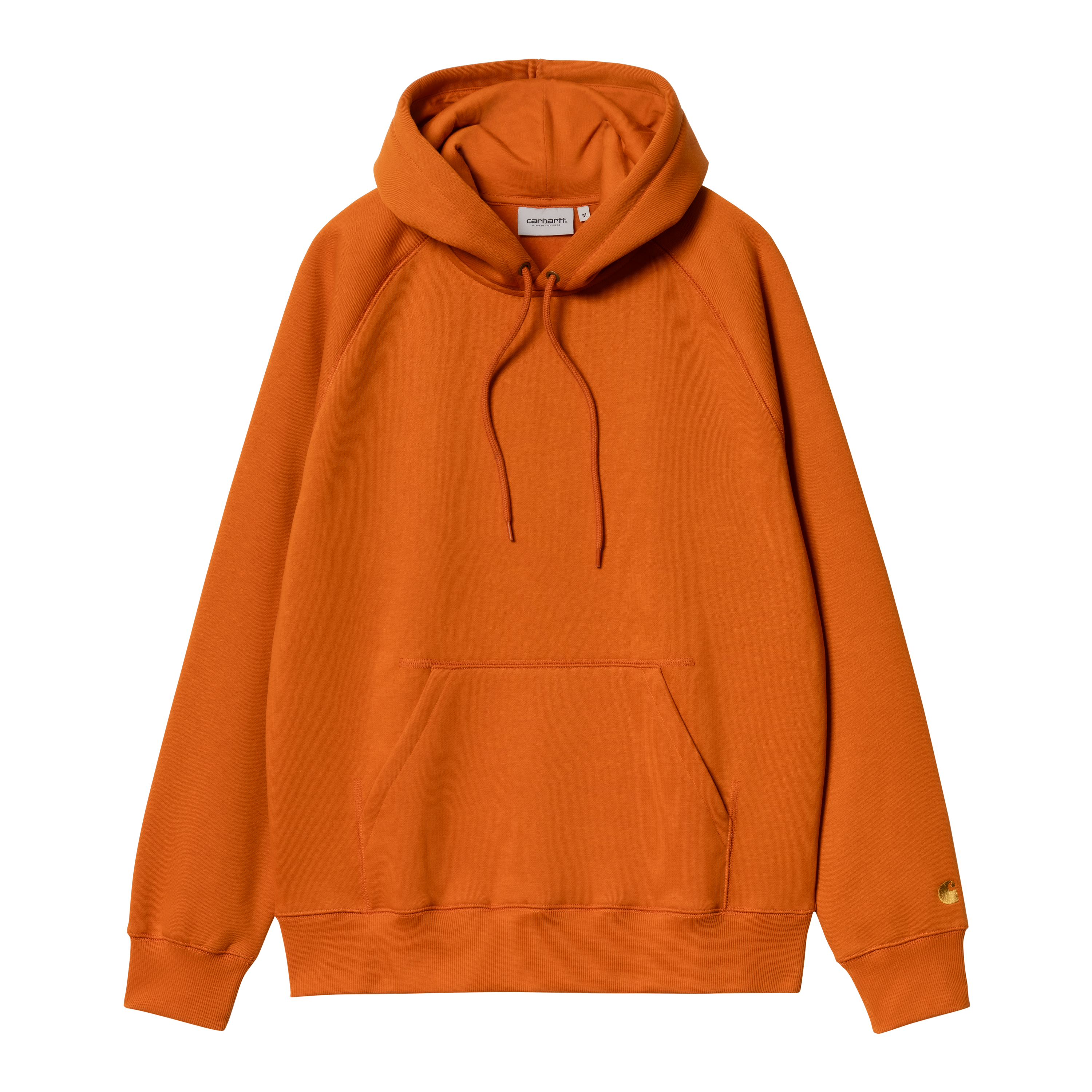 Carhartt WIP Hooded Chase Sweatshirt in Orange