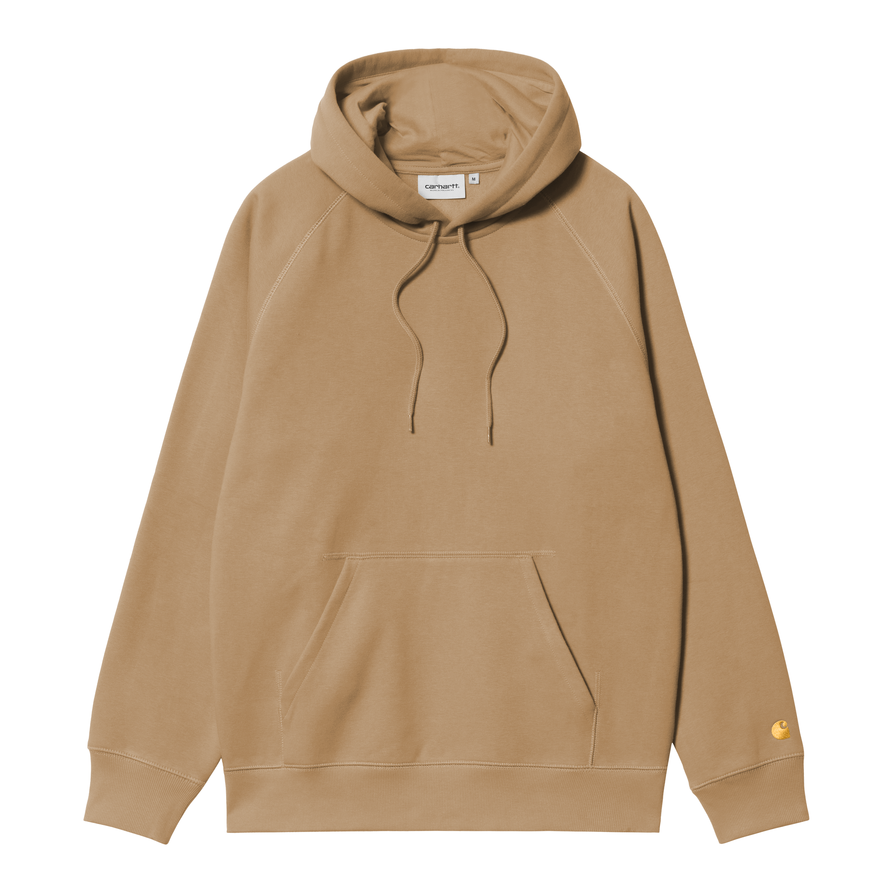 Carhartt WIP Hooded Chase Sweatshirt in Brown