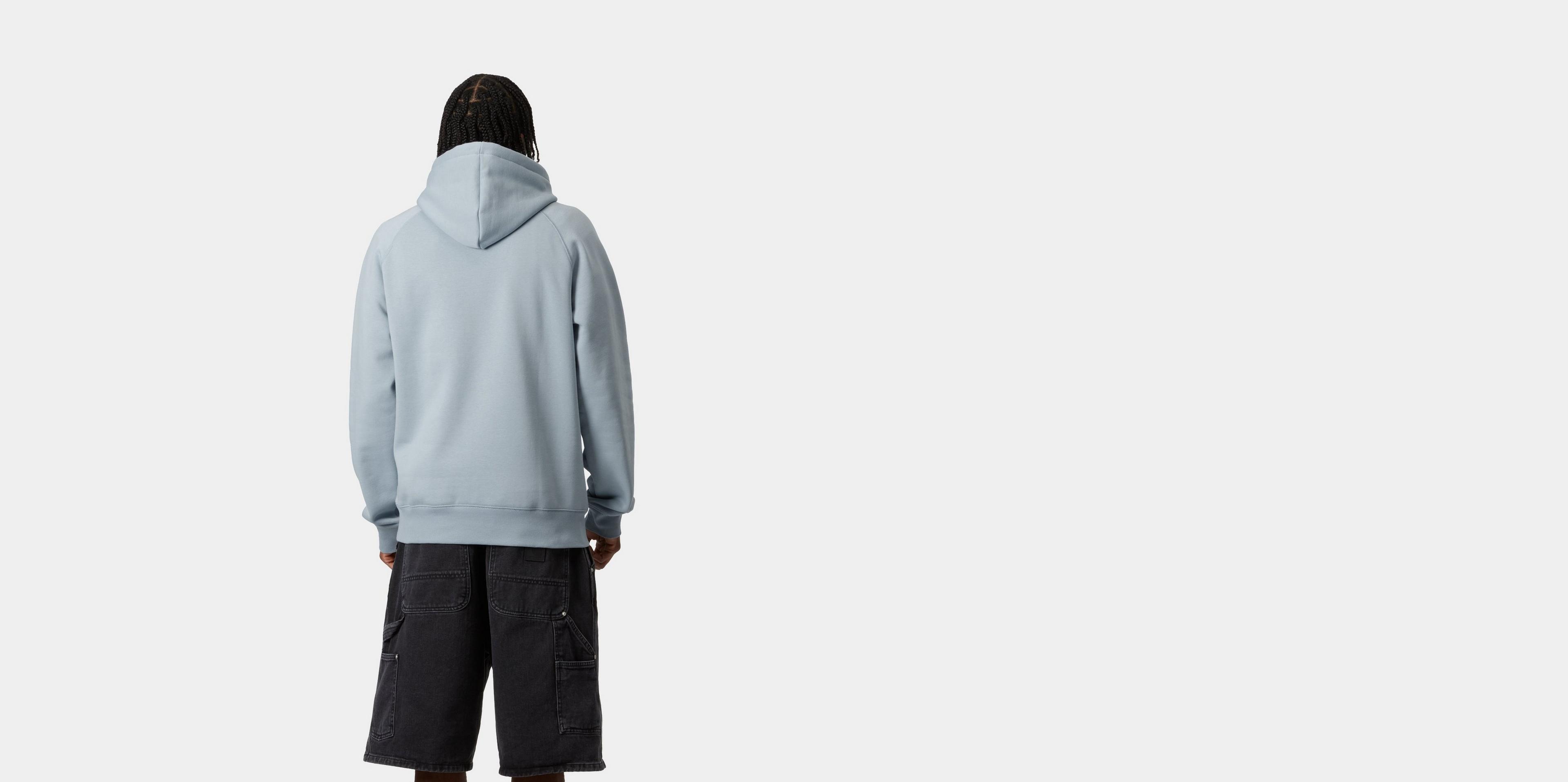 【carhartt】\"Hooded Chase\"フードチェイスフーディ/FrostedBlue Chase Program | Official Carhartt WIP Online Store