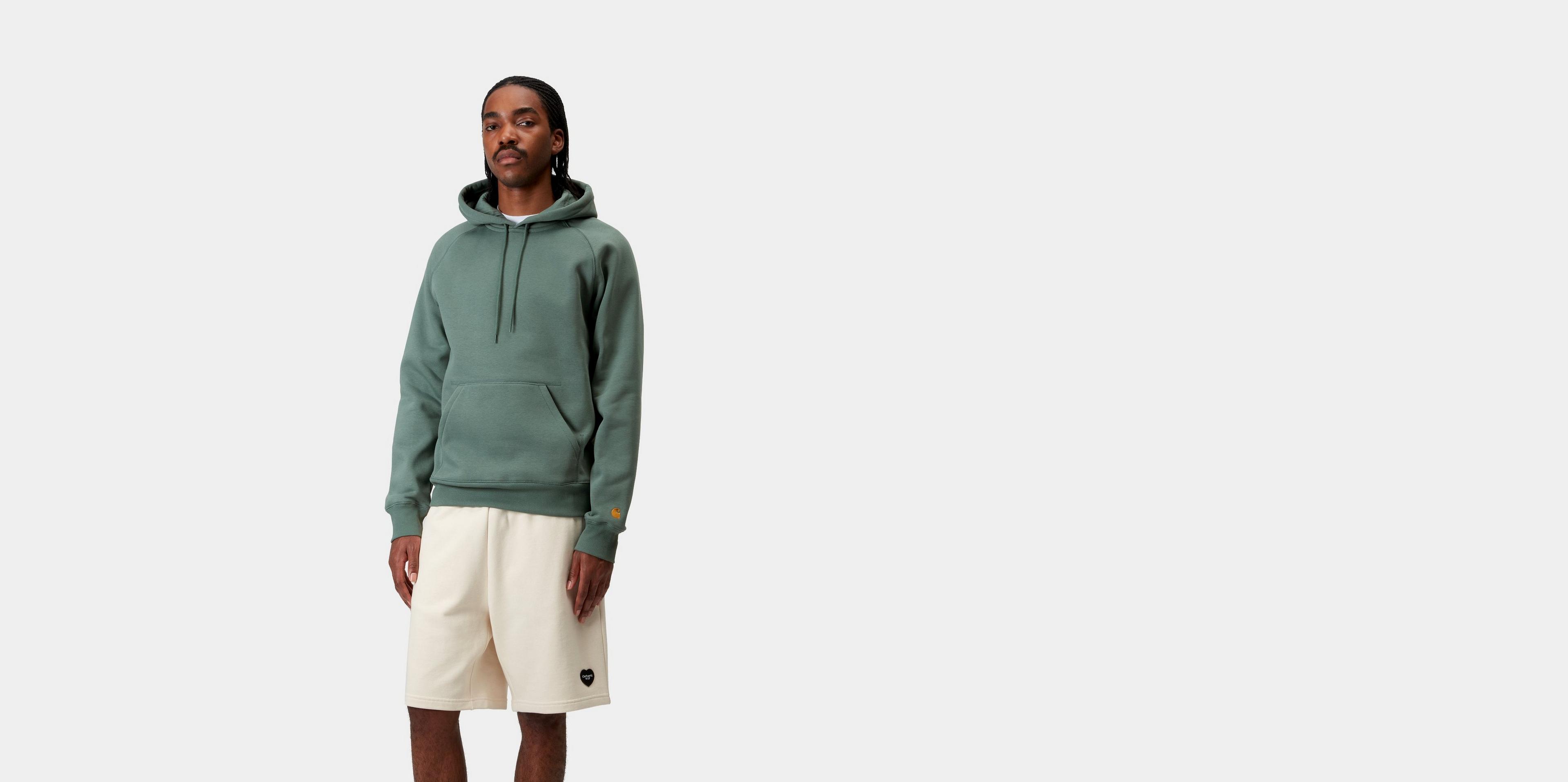 【carhartt】\"Hooded Chase\"フードチェイスフーディ/Silver Pine Carhartt WIP Hooded Chase Jacket | Silver Pine – Page Hooded