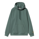 【送料&関税込】Carhartt Hooded Chase Sweat Dark Green Carhartt WIP Hooded Chase Sweatshirt, Dark Fir / Gold