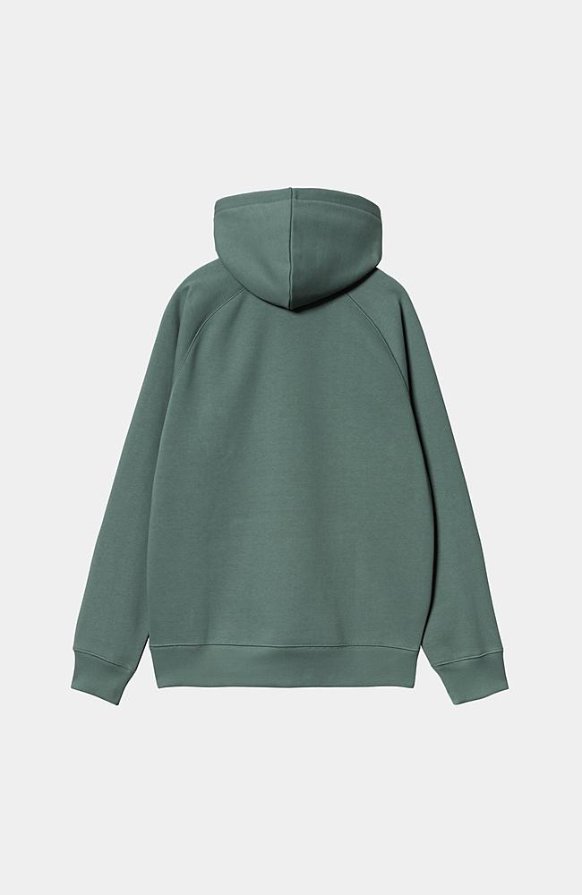 Carhartt WIP Hooded Chase Sweatshirt, Silver Pine / Gold Carhartt WIP Hooded Chase Sweatshirt, Silver Pine / Gold