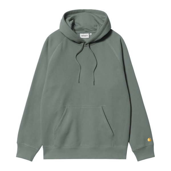 Hooded Chase Sweatshirt Velvet Green / Gold