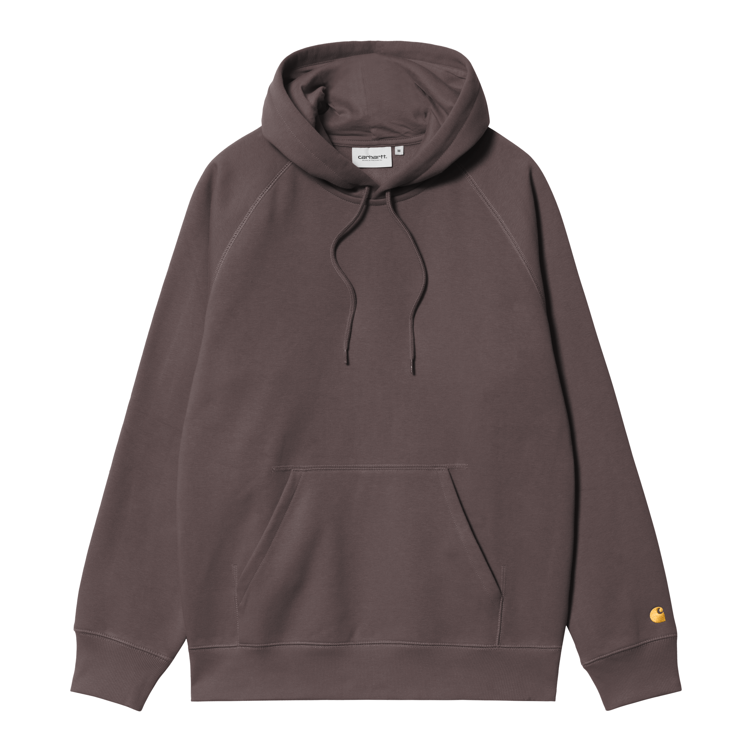 Carhartt WIP Hooded Chase Sweatshirt, Shale / Gold | Official