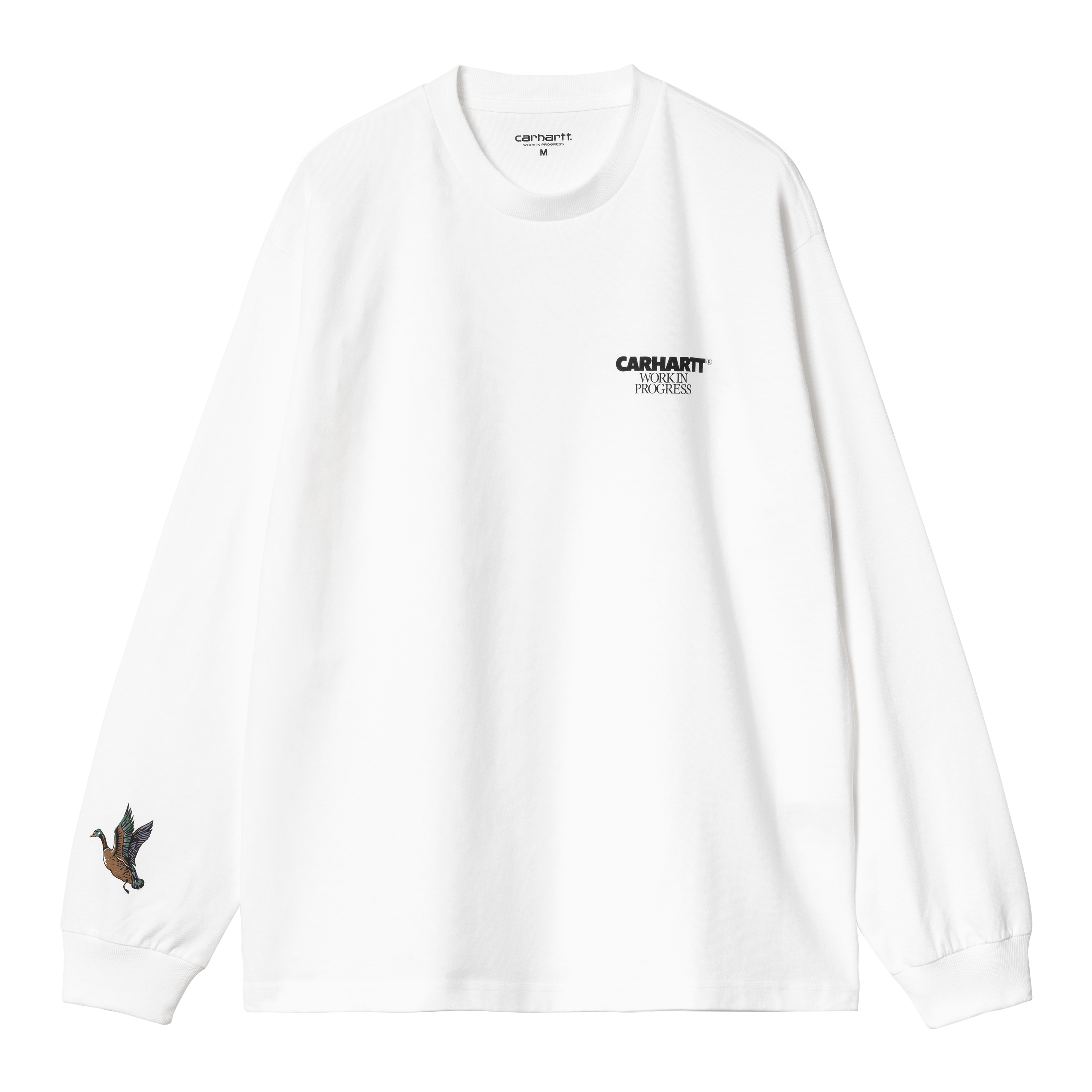 Carhartt WIP Long Sleeve Ducks T-Shirt em Branco