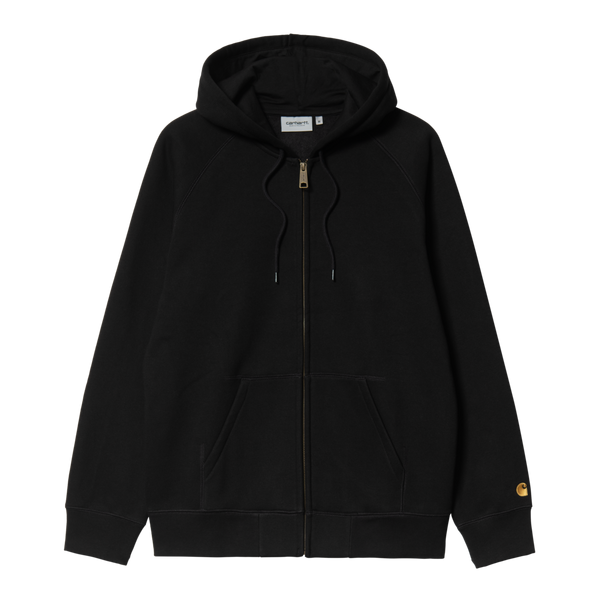 Hooded Chase Jacket Black / Gold