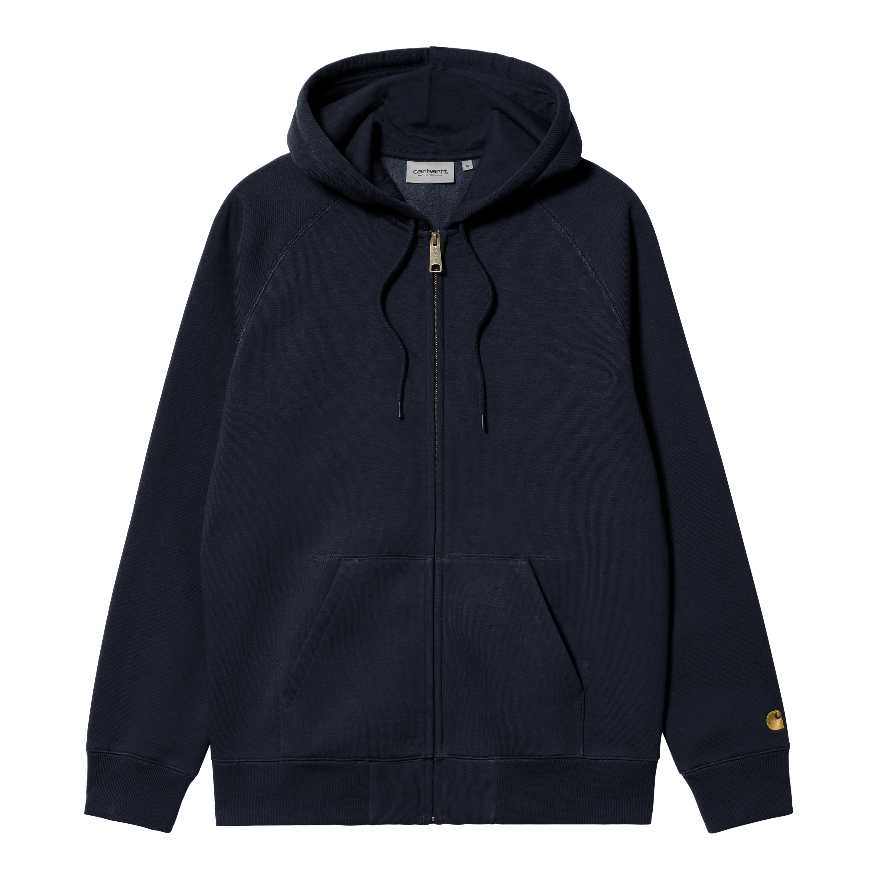 【carhartt】\"Hooded Chase\"フードチェイスフーディ/Black‐Gold Carhartt WIP Hooded Chase Sweatshirt | Black – Page Hooded