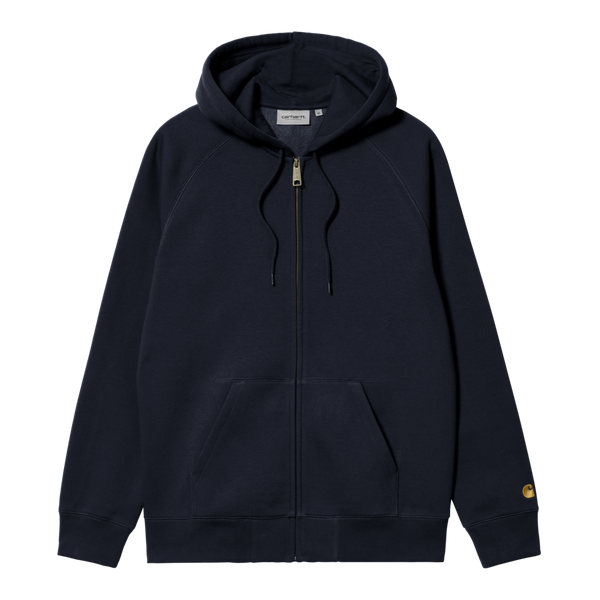 Hooded Chase Jacket Dark Navy / Gold