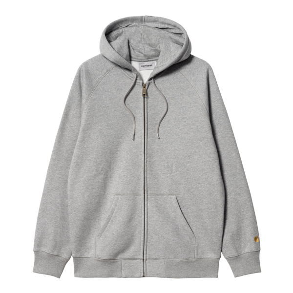 Hooded Chase Jacket Grey Heather / Gold