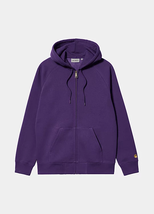 Carhartt WIP Hooded Chase Jacket in Lilla