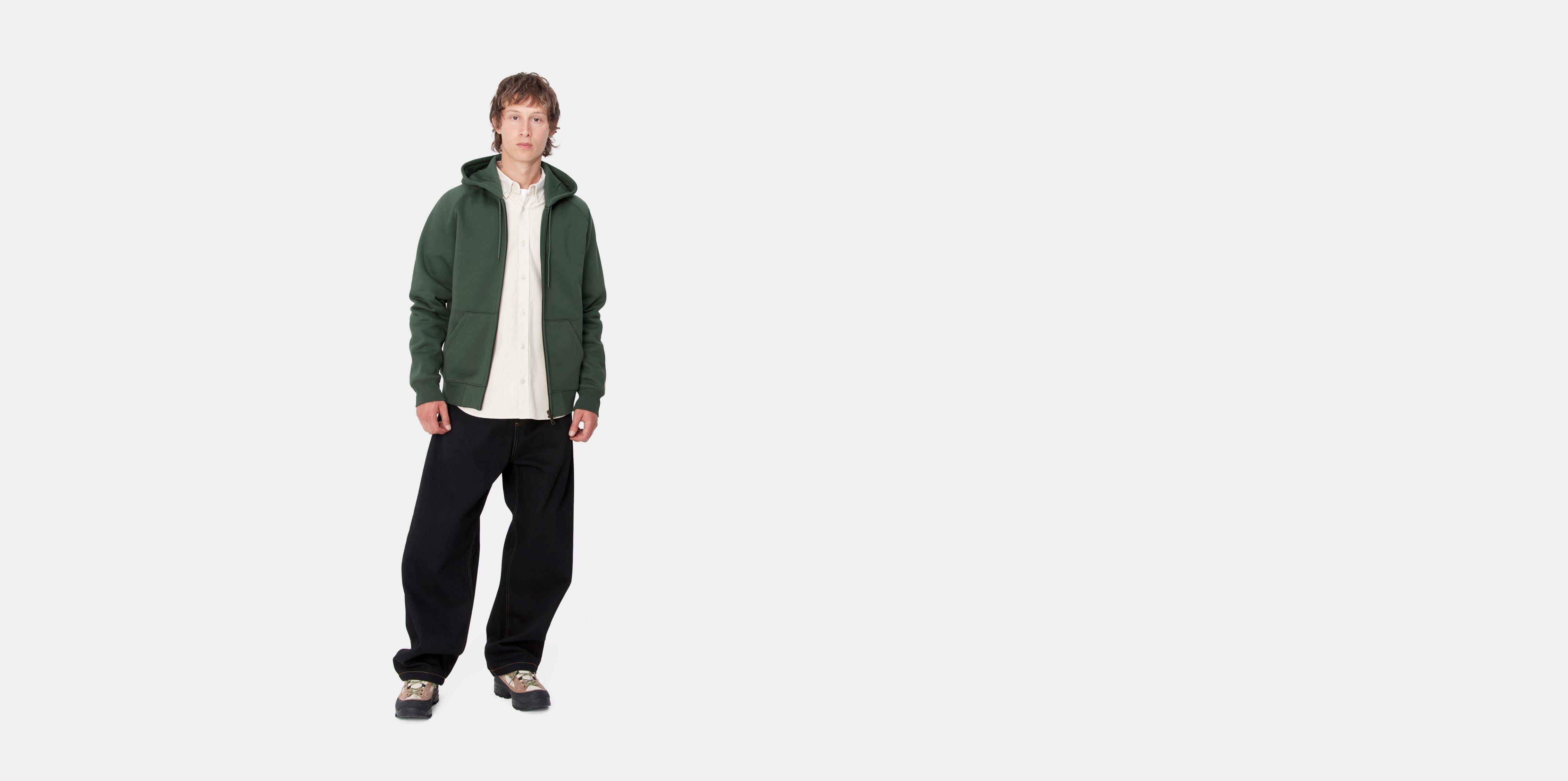 Carhartt WIP Hooded Chase Jacket, Sycamore Tree / Gold