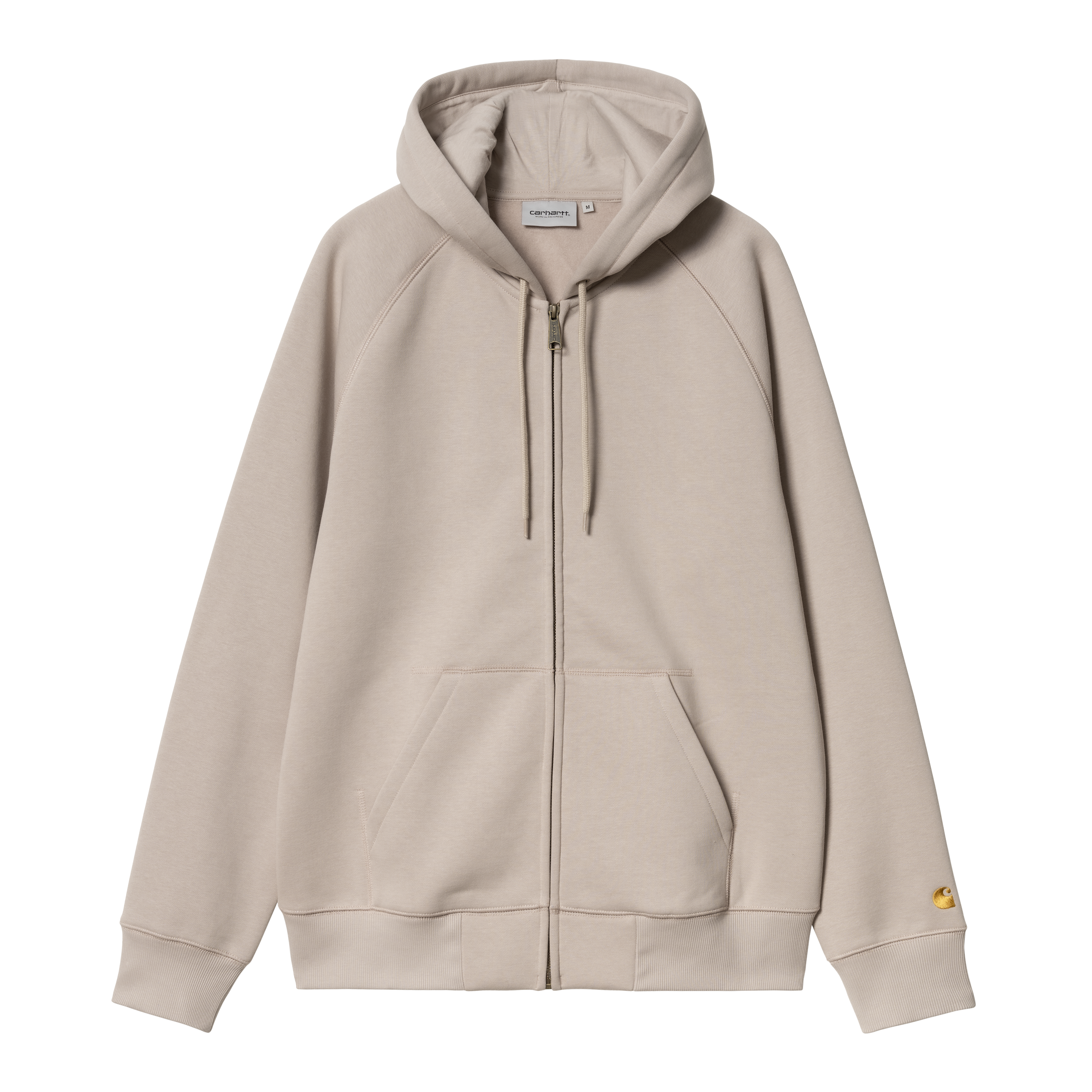 Carhartt WIP Hooded Chase Jacket in Beige