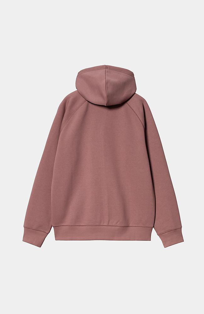 Carhartt WIP Hooded Chase Jacket, Dusky Pink / Gold Carhartt WIP Hooded Chase Jacket, Dusky Pink / Gold