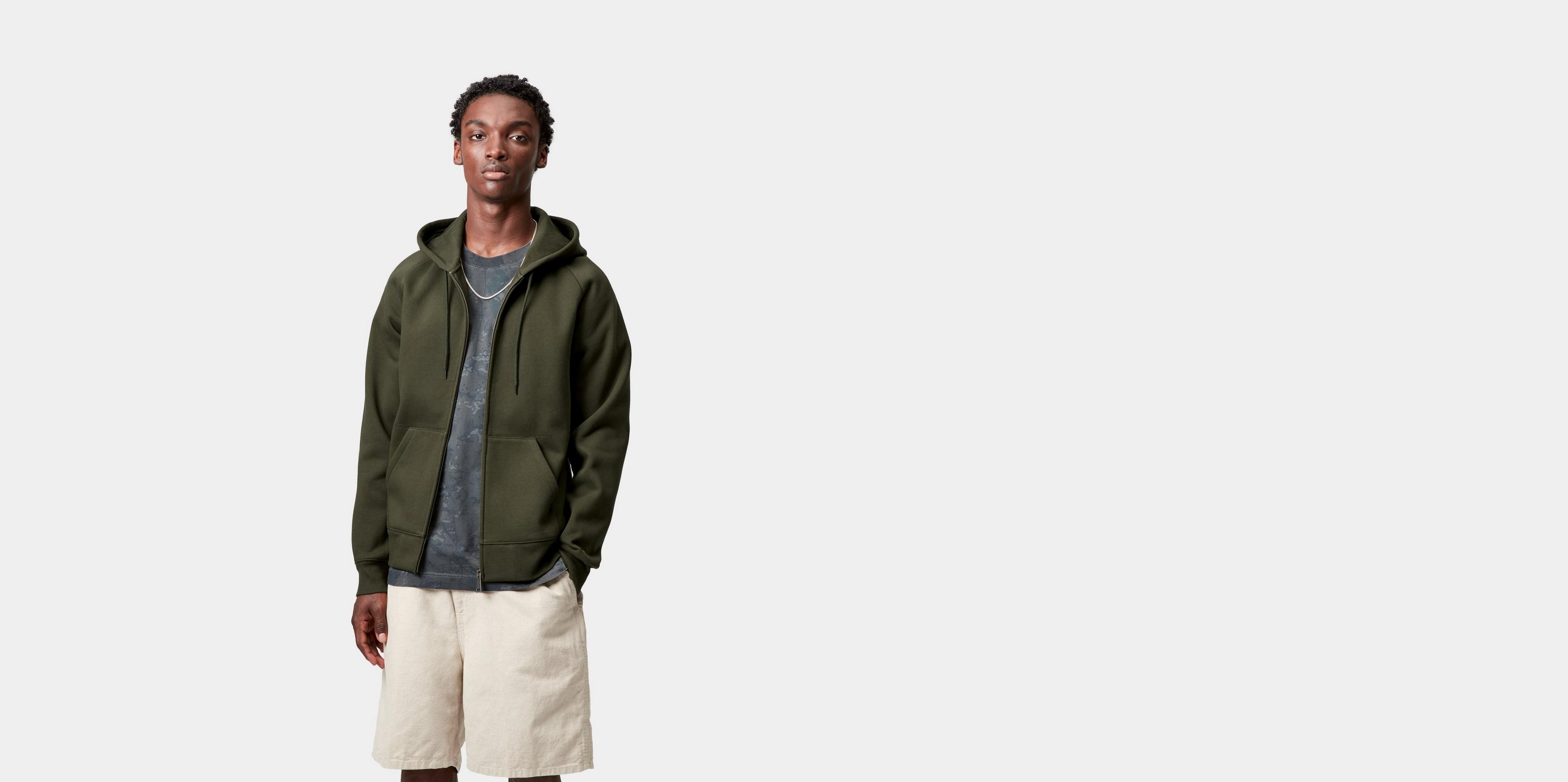 Carhartt WIP Hooded Chase Jacket, Olive / Gold | Official