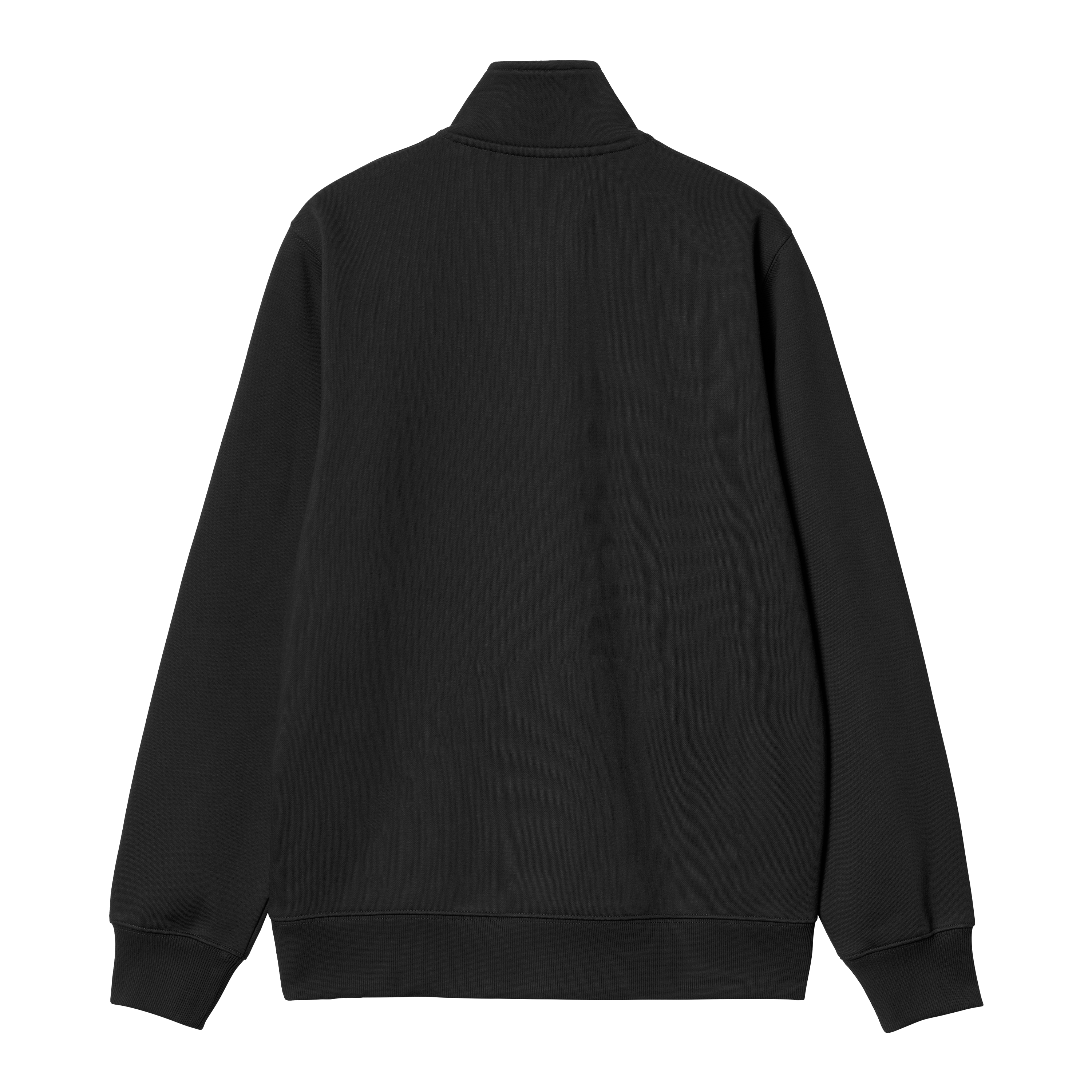 Carhartt WIP Chase Neck Zip Sweatshirt Black Gold Official Online Store